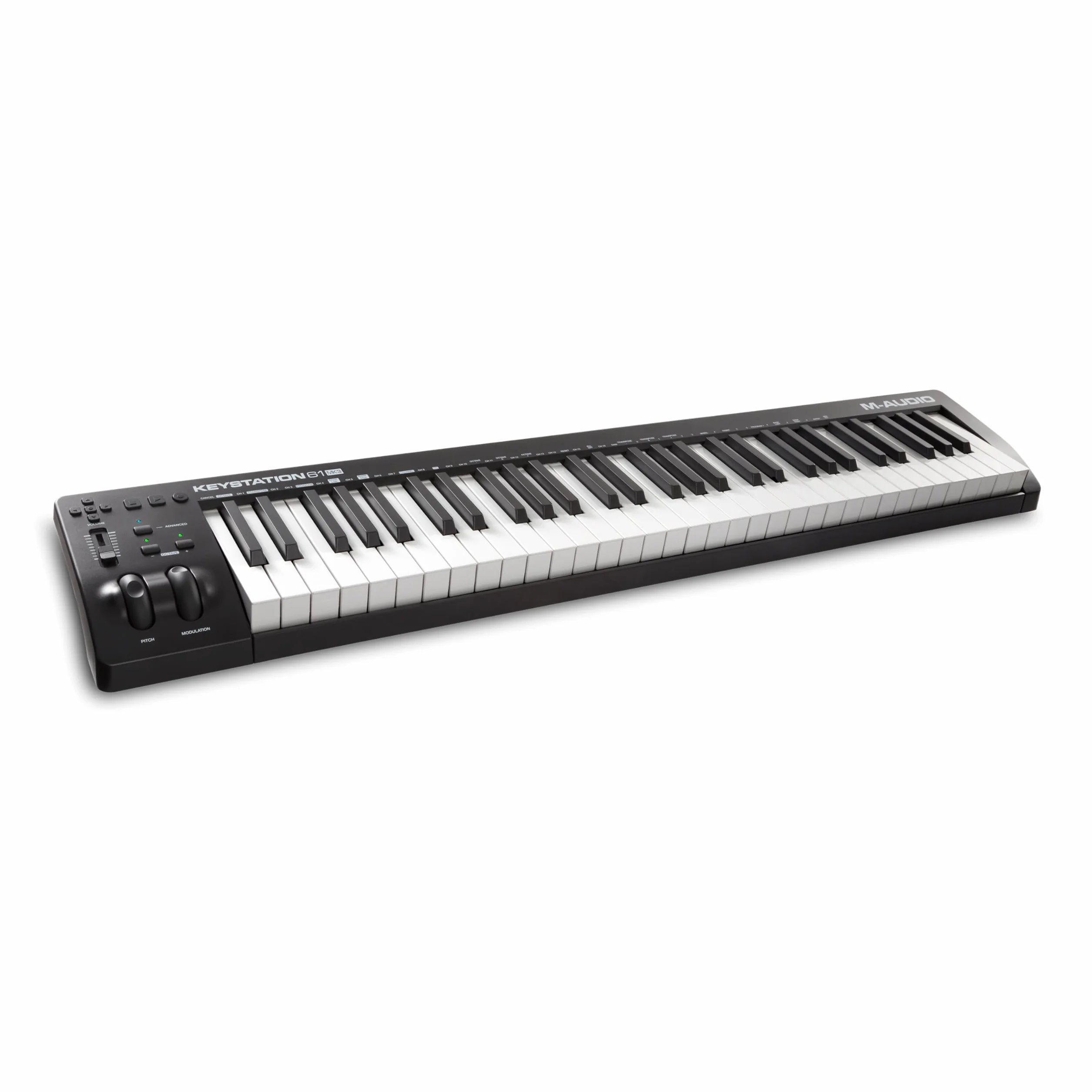 M-AUDIO Keystation 61 MK3 - Tastiera MIDI Controller USB a 61 Tasti, Controlli Assegnabili, Plug-and-Play (Mac/PC) + Pacchetto Software