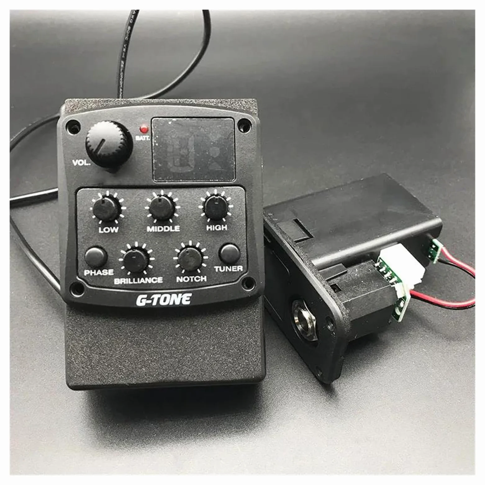 Equalizzatore Per Chitarra Acustica A 3 Bande E 4 Bande Con Accordatore, Preamplificatore, Pickup Piezoelettrico Per Ukulele Folk(3 Band 3)