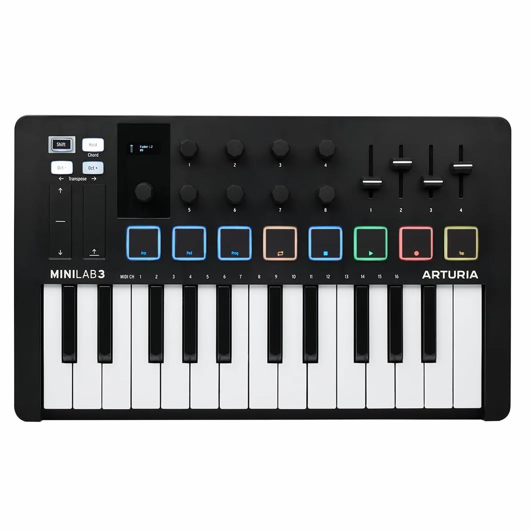 Arturia MiniLab 3 Black - Tastiera midi