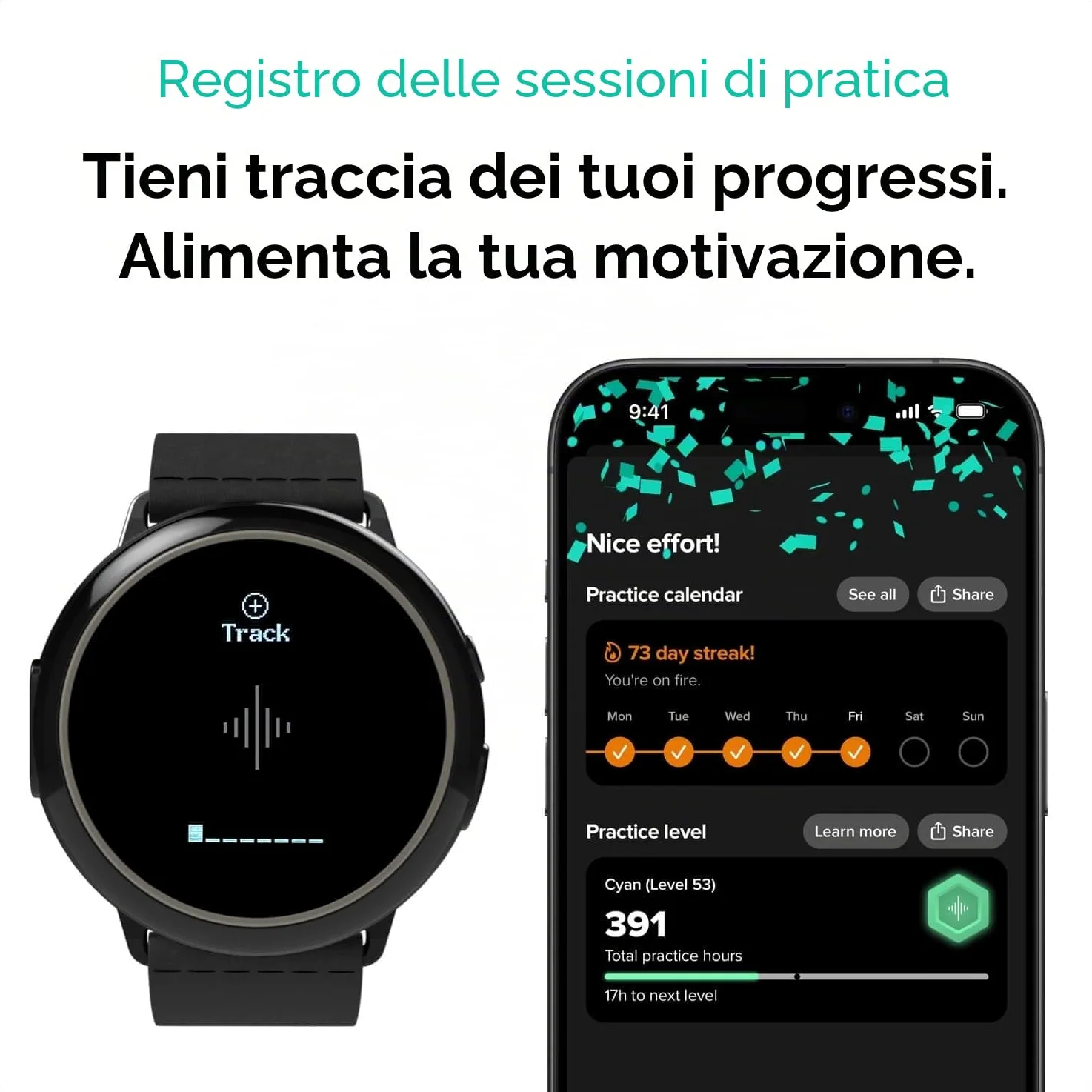 Soundbrenner Core Steel | Metronomo vibrante, Accordatore cromatico, Misuratore di decibel e Orologio | Ideale per più strumenti (chitarra, basso, violino, ukulele), 21.3 x 13.7 x 8.4 cm