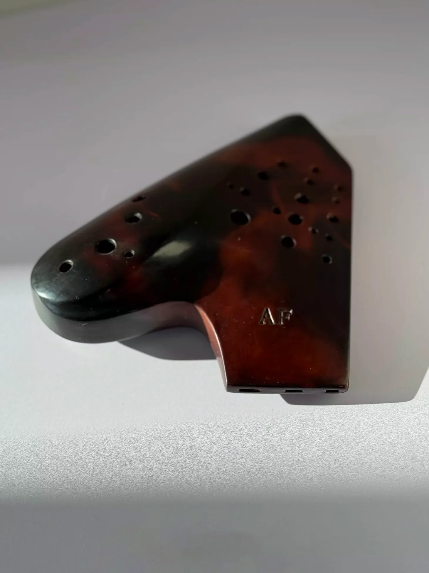 Ocarina Ocarina Professionale A Tre Camere Di Grado In Chiave Fa Alto Con Finitura Laccata