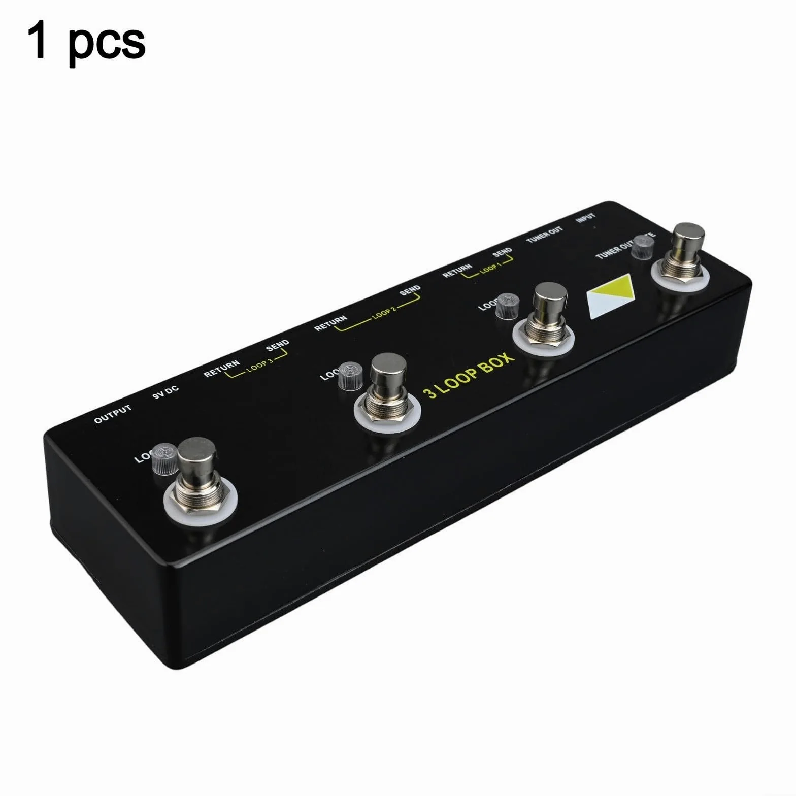 Pedale per chitarra MOSKYaudio 3 Loop Box con True Bypass Loop e posizionamento flessibile dell'ingresso per una configurazione personalizzata del pedale