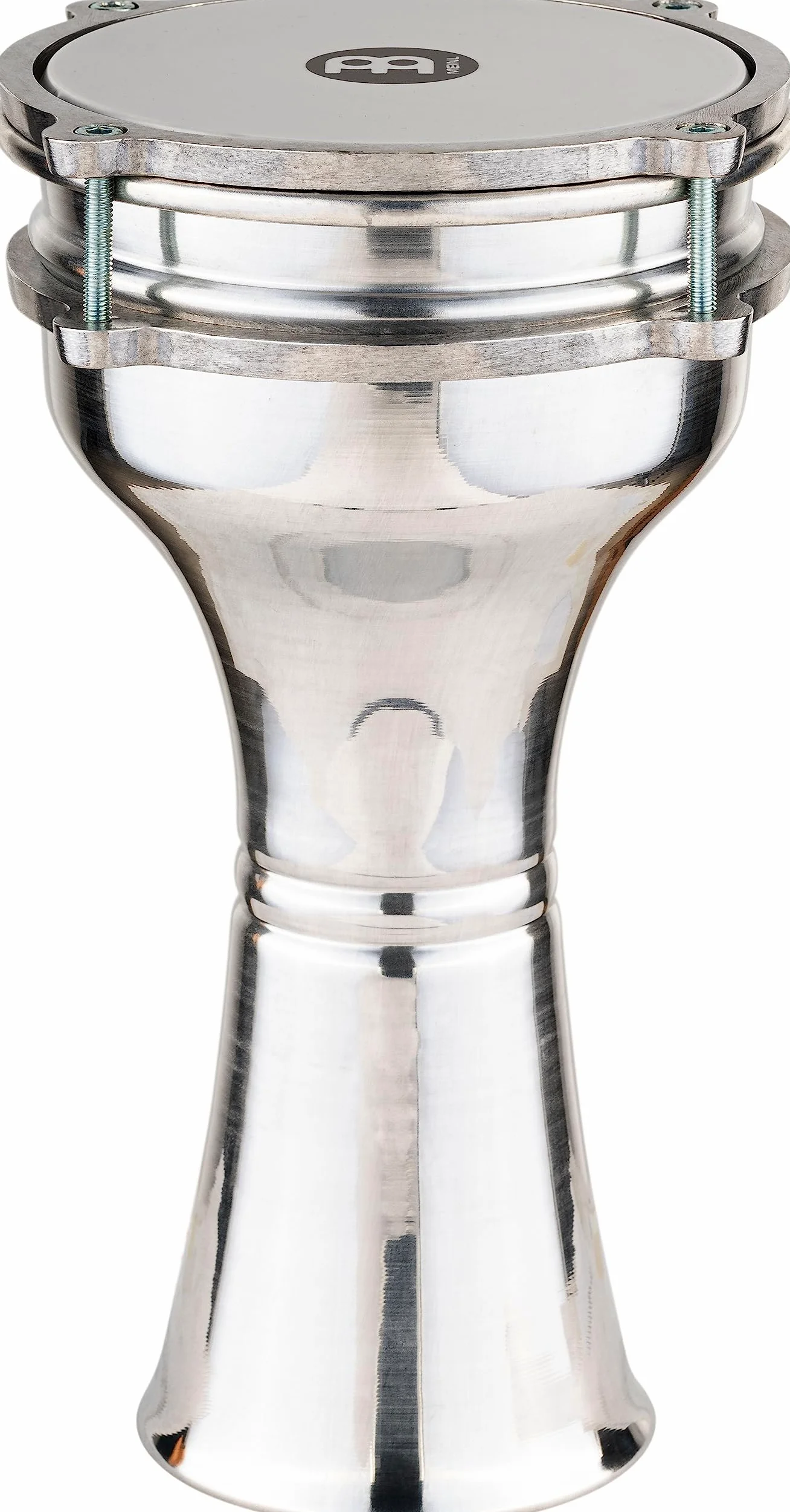 Meinl Percussion HE-101, Darabouka in alluminio con Pelle artificiale liscia, Diametro 5 7/8", 14.92 cm, Argento