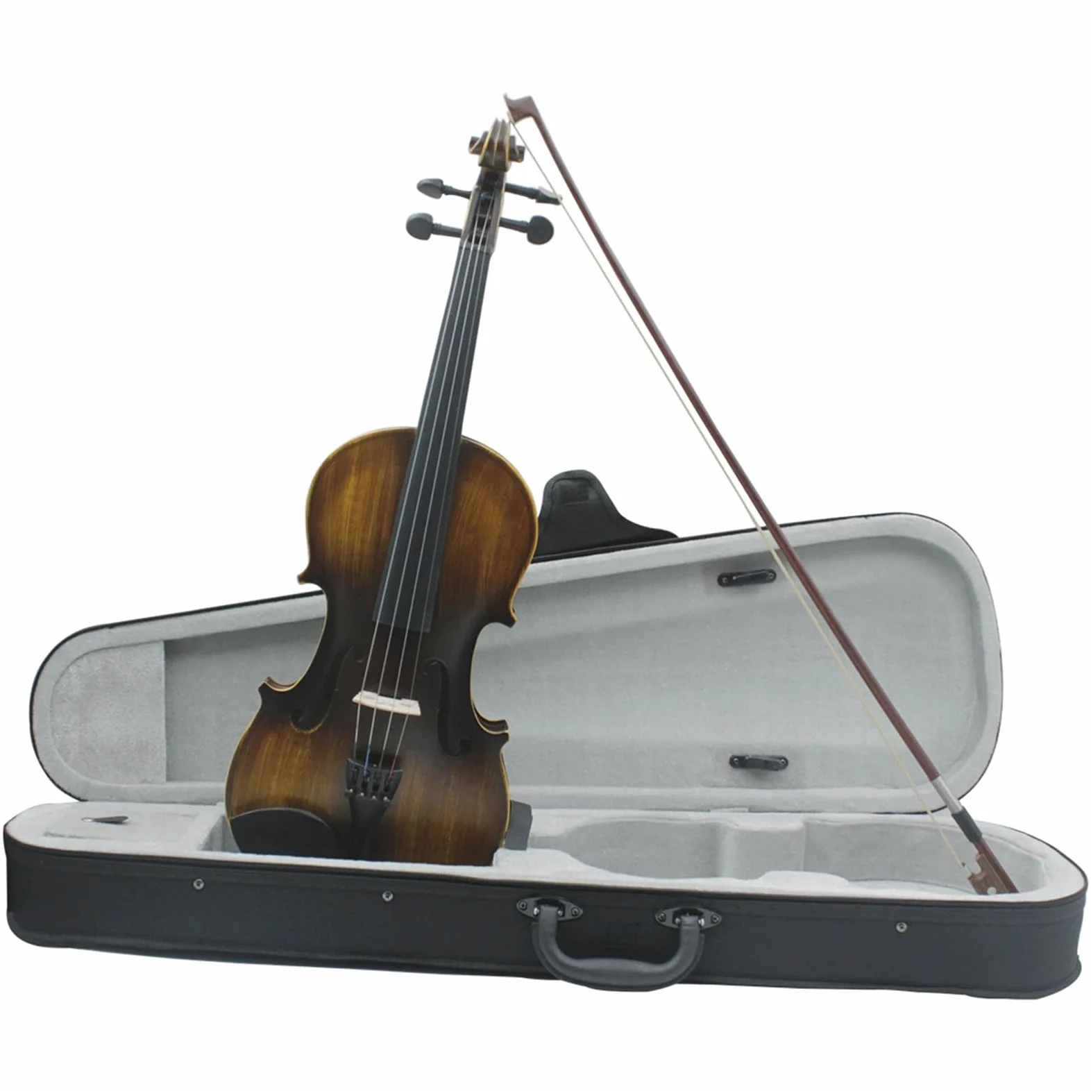 Violino Opaco 4/4 Vintage Fatto A Mano In Legno Massello Per Principianti Strumento Da Studio Professionale Violino