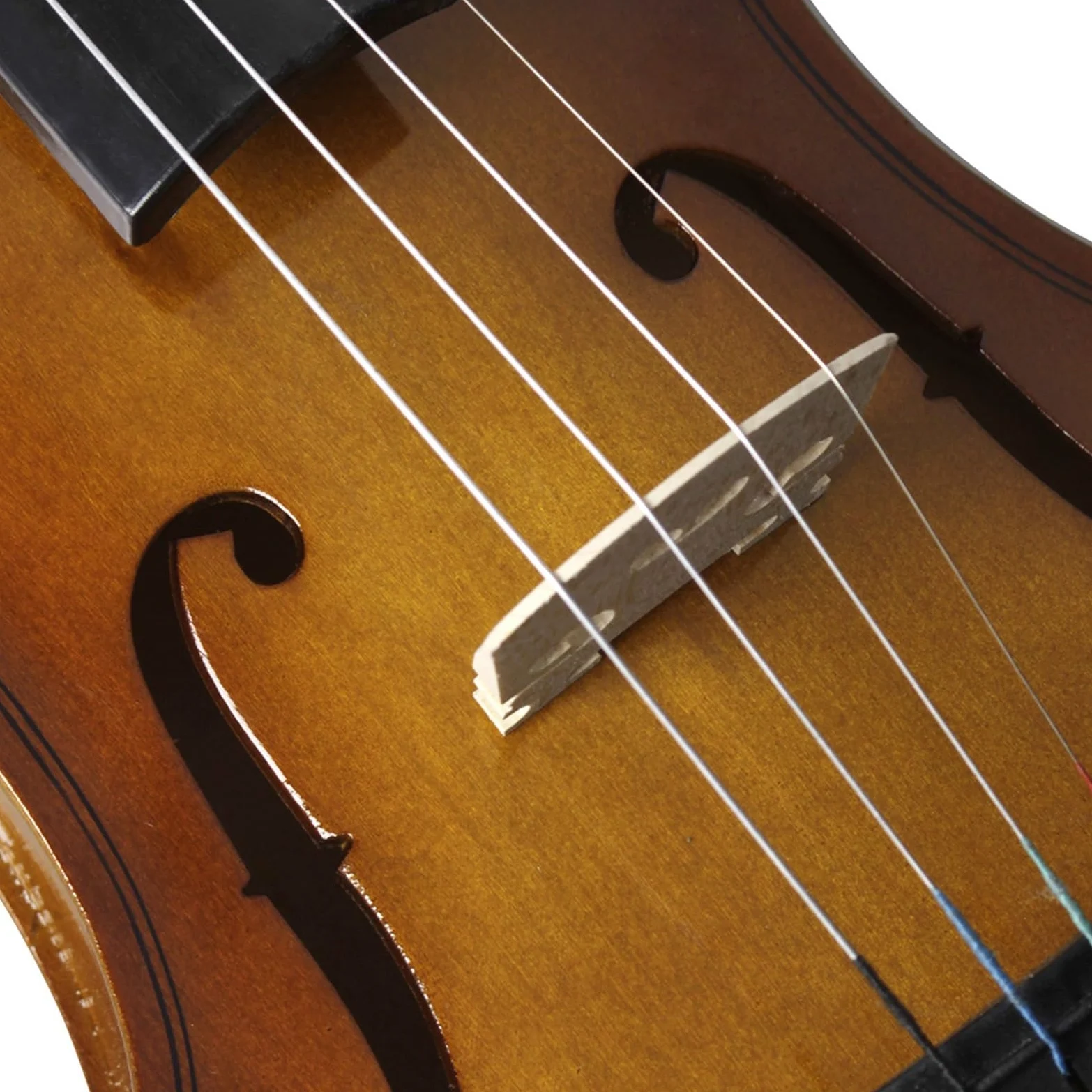 Violino Di Colore Naturale Violino Popolare In Tiglio Violino Per Principianti Con Custodia Per Violino Triangolare(3/4)