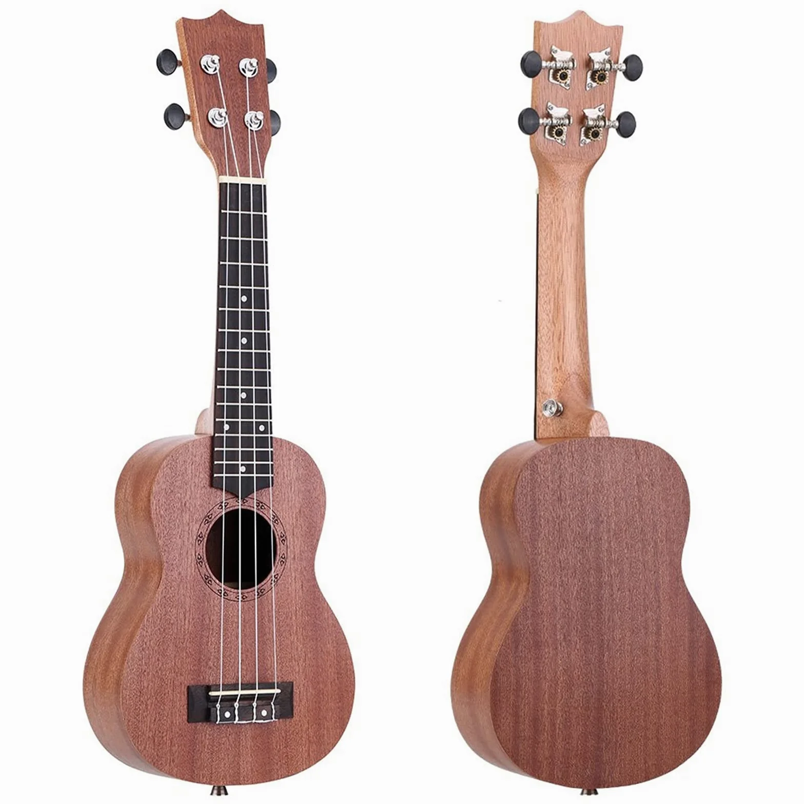 Studente Ukelele 21 "Acoustic Ukulele Sapele 15 Piedi 4 Corde Ukulele Musicale Strumento A Corde Ukulele Hawaiano