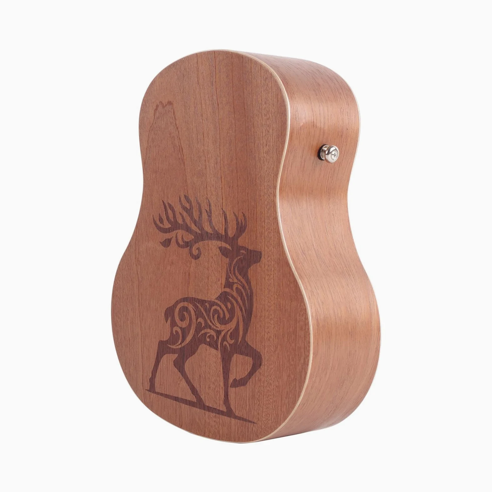 Cajon Drum tamburo a mano a forma di chitarra classica, leggero da viaggio bongo cajon scatola percussioni da viaggio bonghi