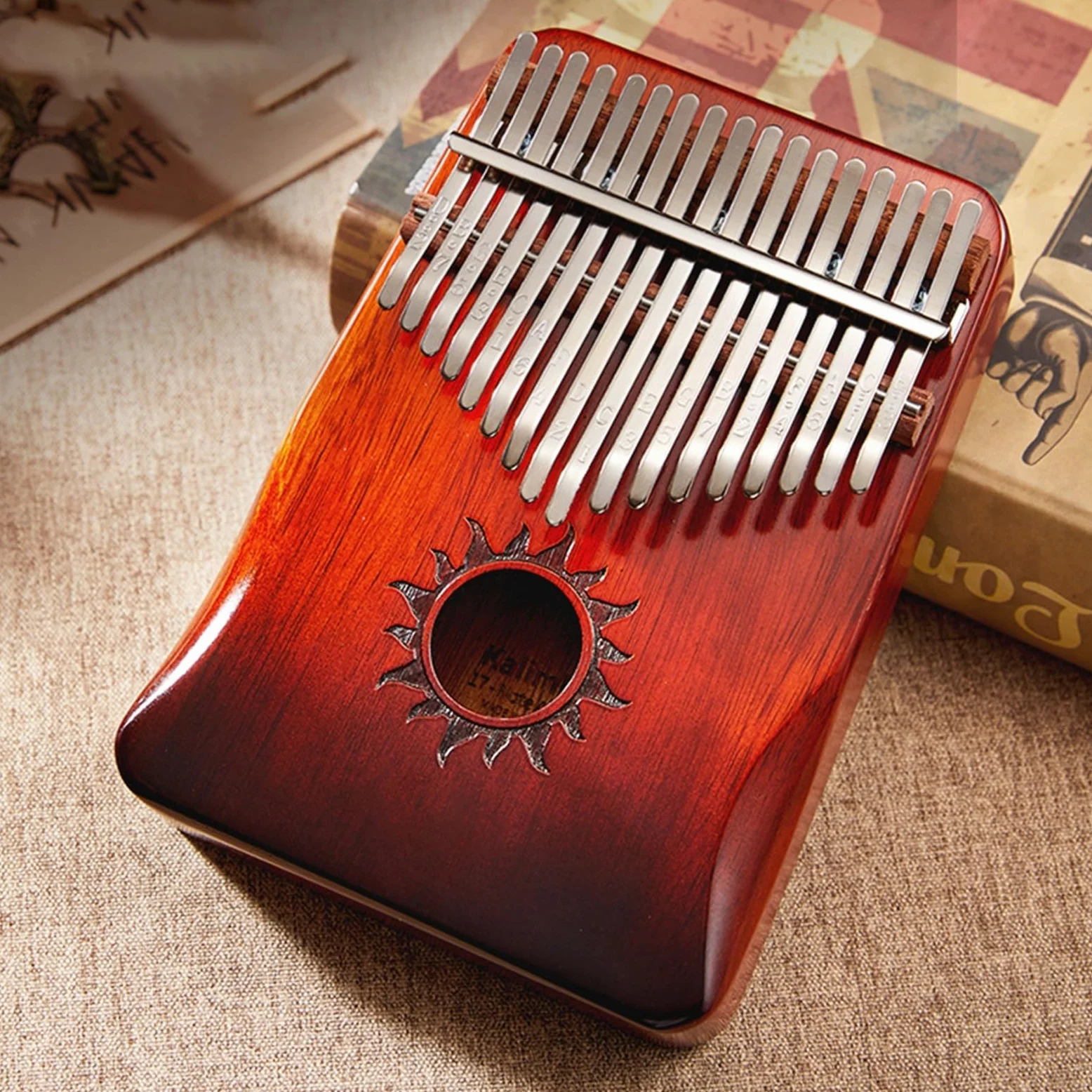 Thumb Piano Kalimba Il Pianoforte A Pollice Kalimba A 17 Note È Uno Strumento Portatile Facile Da Imparare Per Suonare Il Pianoforte A Dita In Legno Di Acacia