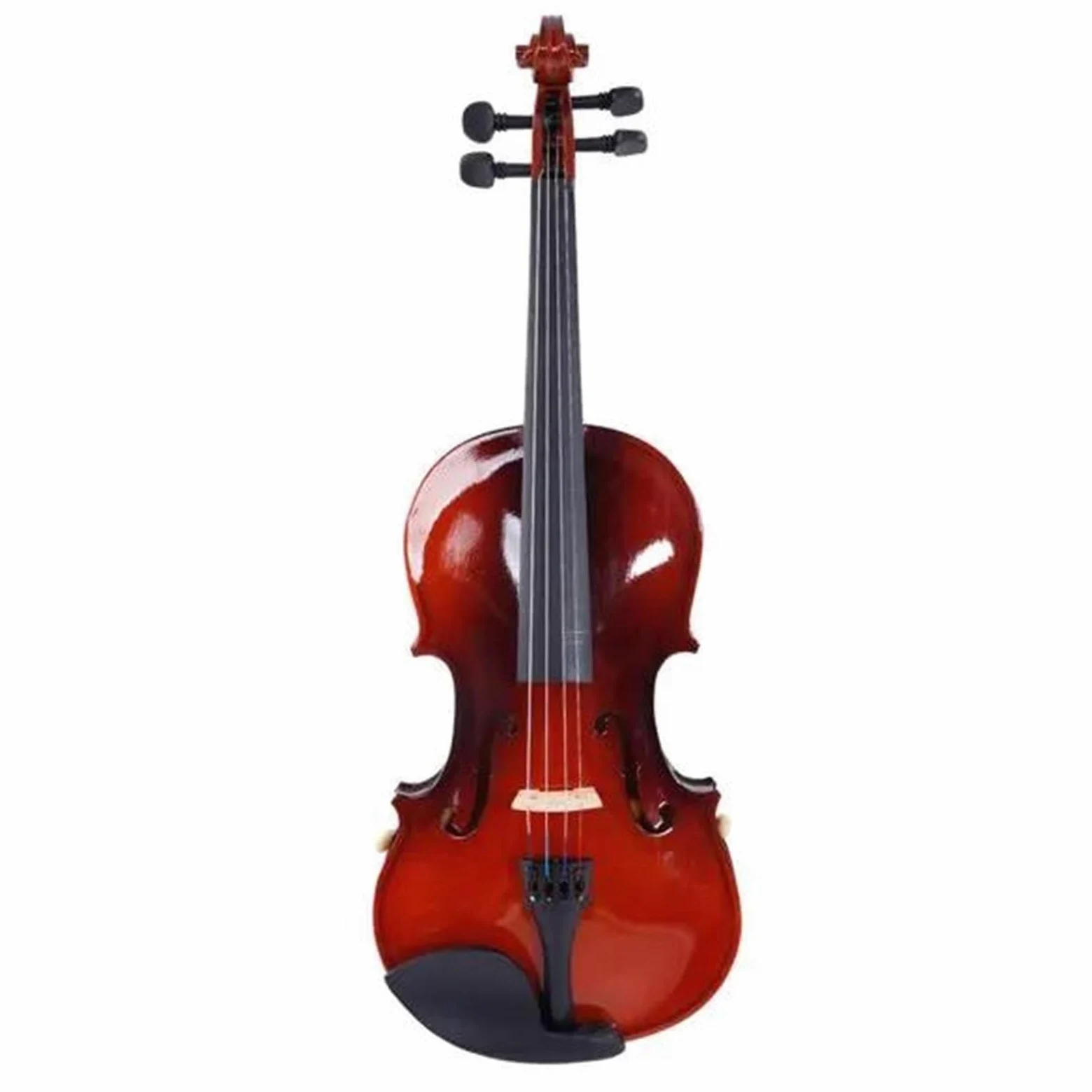 violino Violino acustico in legno massello 1/8 con custodia corde per arco accordatore per poggiaspalla