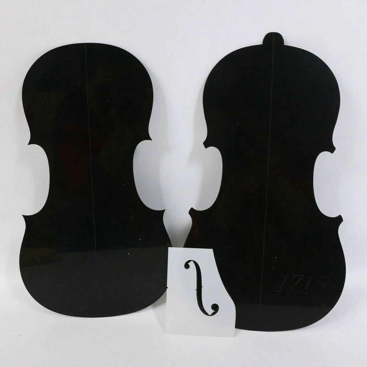 Stradivari 1716Year 4/4 Violin collo/F foro templet Stampo strumenti modello strumenti fai da te