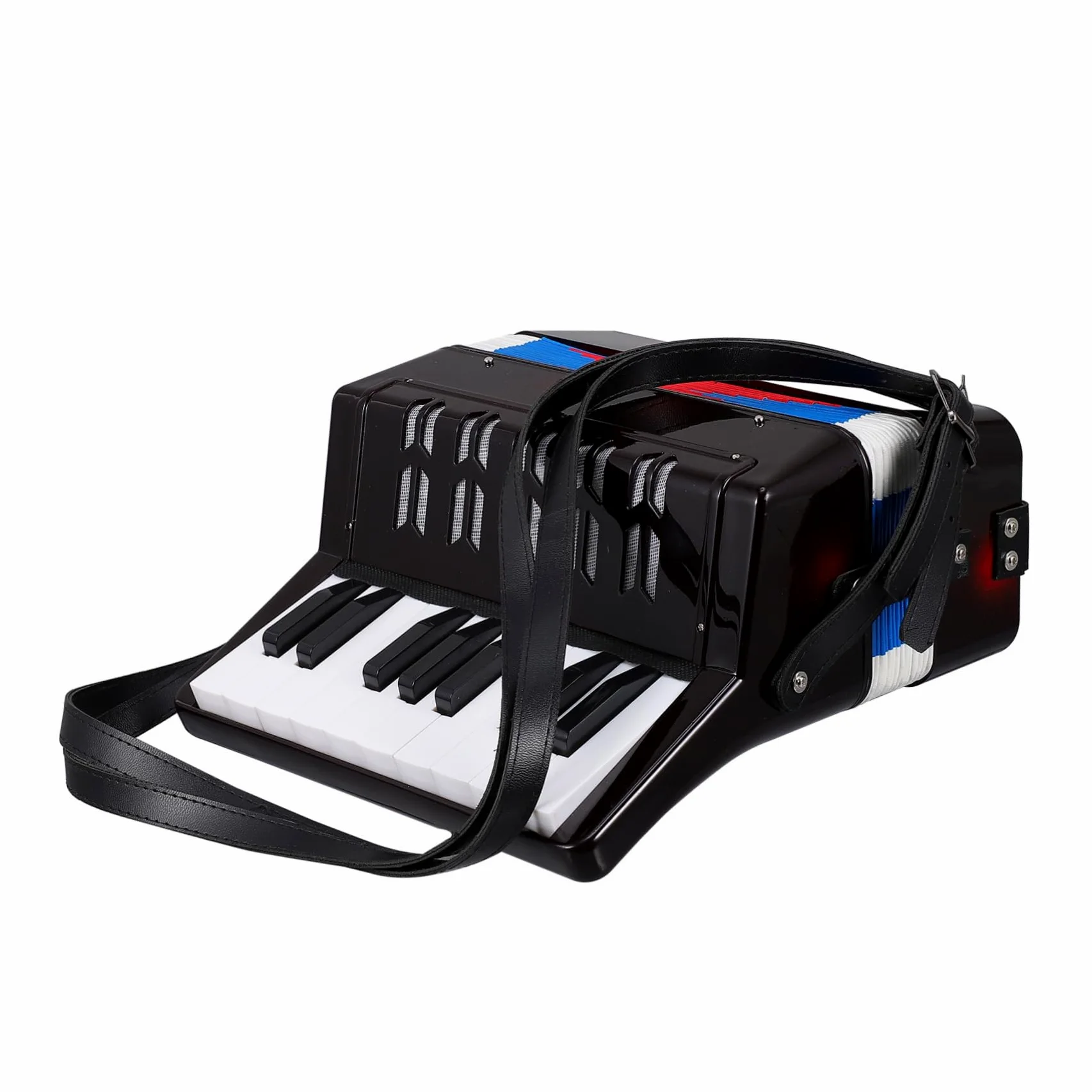 NOLITOY Strumento Musicale Organetto per Educativo Portatile Accordéon Leggero con Suono Chiaro per Sviluppo Cognitivo e Coordinazione Occhio Mano