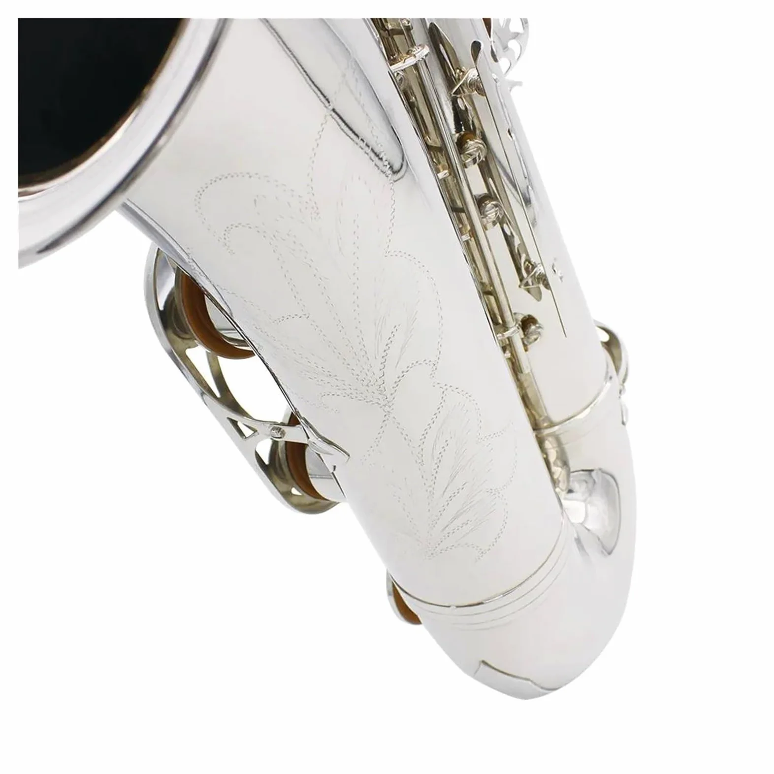 sassofono SILVERING Professional Bb Sax Tenore Sax Tenore Argento Accessori Completi