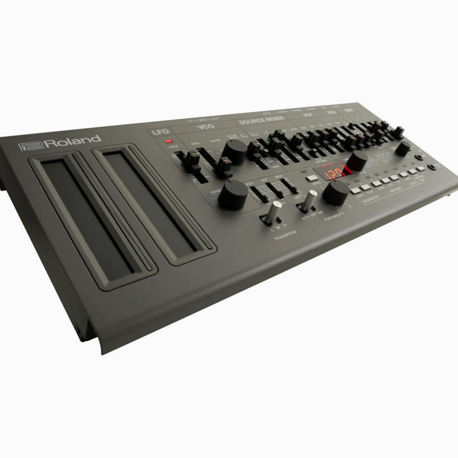 Roland Boutique Synthe SH-01A, Sequencer interno con 64 pattern da salvare e richiamare