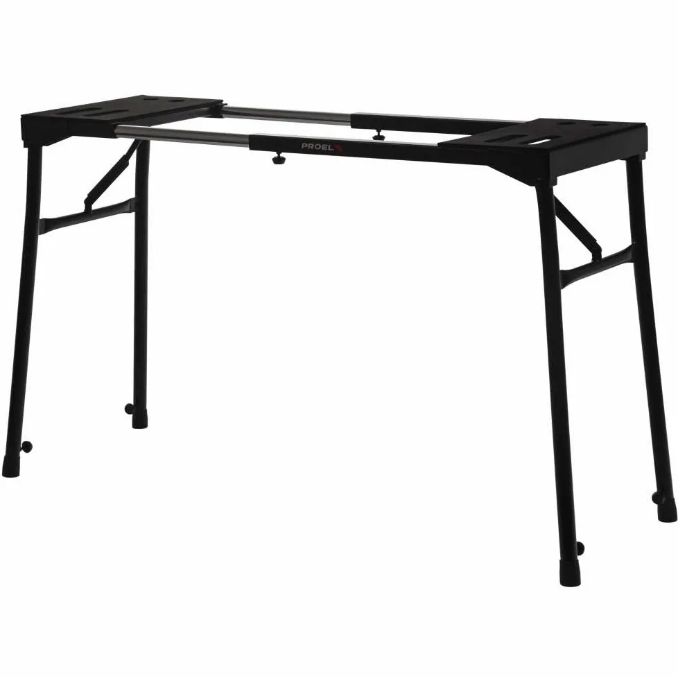 PROEL EL290 Supporto professionale universale per Tastiere e Pianoforti, Mixer, Nero Opaco