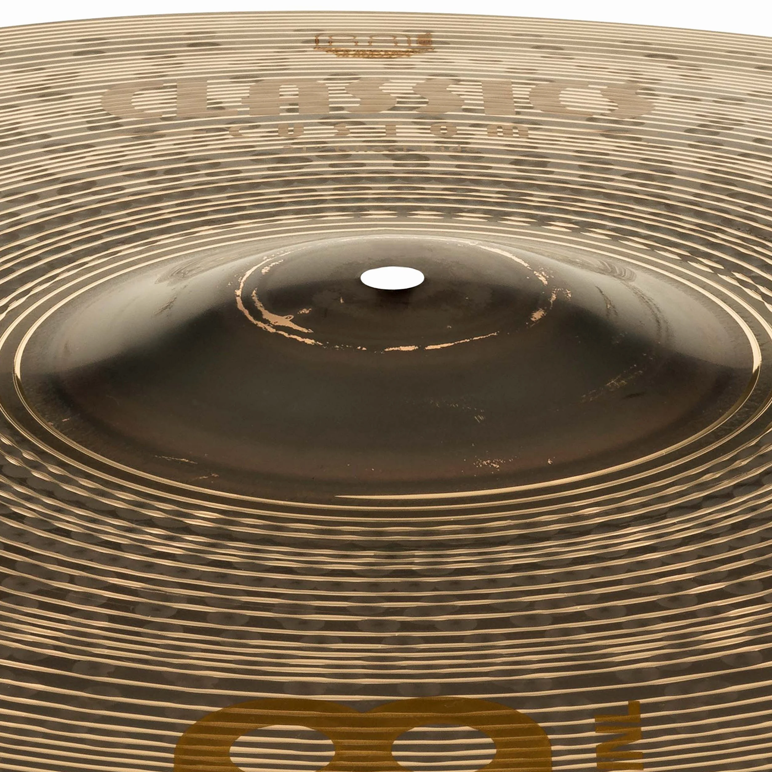 Meinl Cymbals Classics Custom Brilliant Brann Dailor Piatto Ghost Ride 21 pollici (53,34cm) per Batteria - Bronzo B12, Finitura Brillante, Prodotto in Germania (CC21GR)