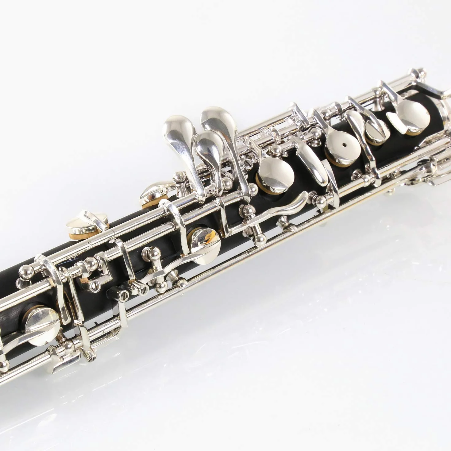 Rochix Oboe per principianti, livello SF15, corpo in legno composito placcato argento, tono completamente automatico, con 2 ance, 1 panno per la pulizia, 1 tampone per oboe, 1 poggia pollice, 1