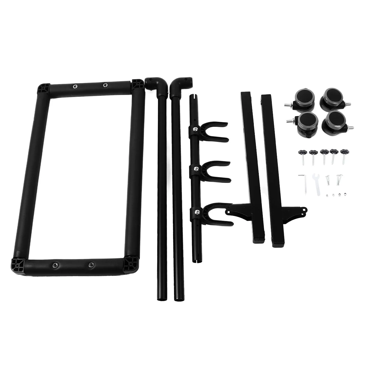 Sorandy Supporto Multi Chitarra, Supporto Espositore Resistente in Metallo Ed EVA con Ruote per Negozi, Ideale per Chitarre Acustiche Ed Elettriche (FL13W)