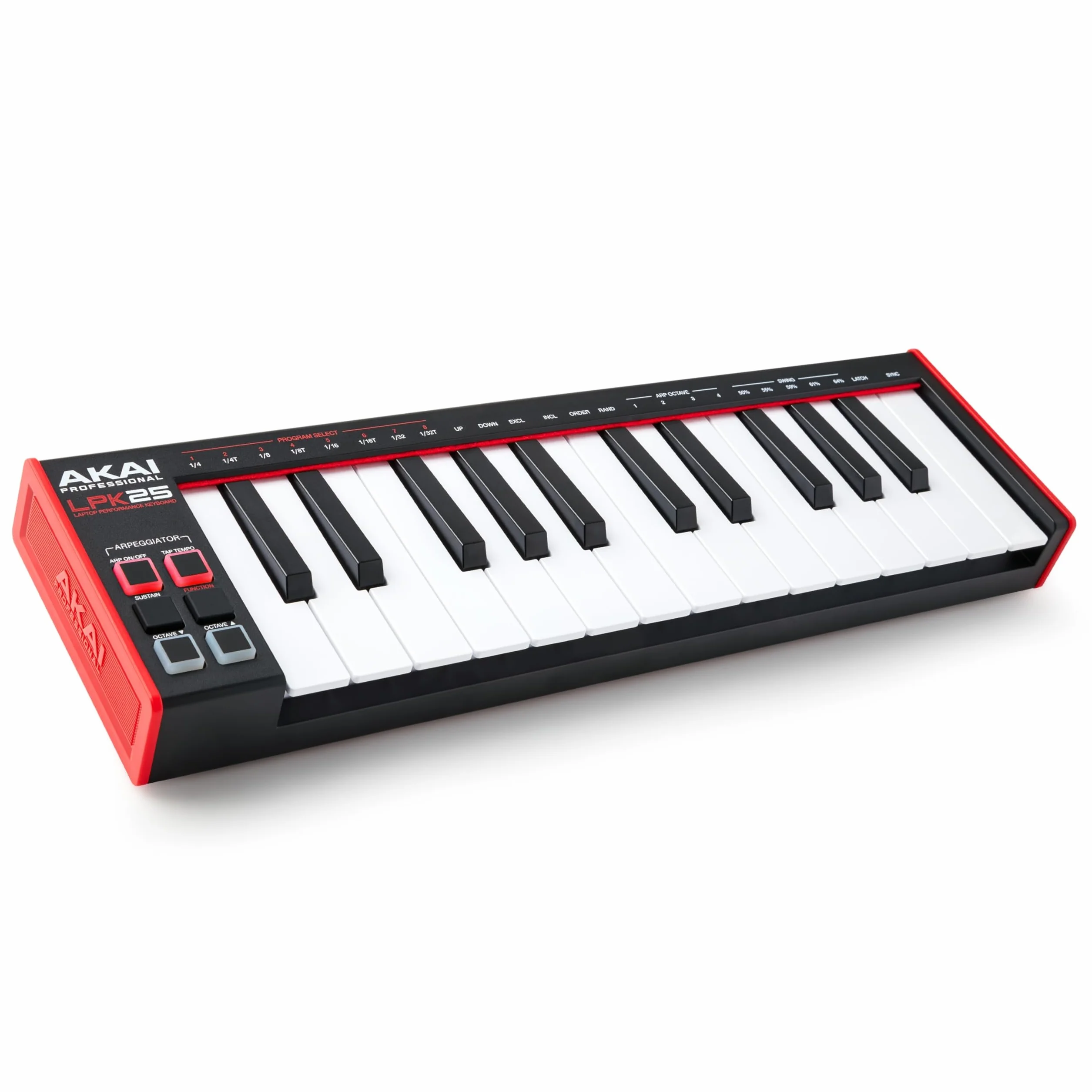 Akai Professional LPK25 - Controller Tastiera MIDI USB con 25 Tasti Synth Reattivi per Mac e PC, Arpeggiatore e Software Musicale
