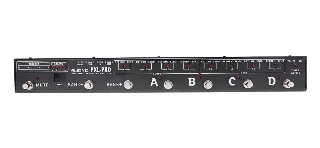 JOYO PXL-PRO - Pedali/amplificatori 4 canali doppi con un massimo di 32 effetti combinati.