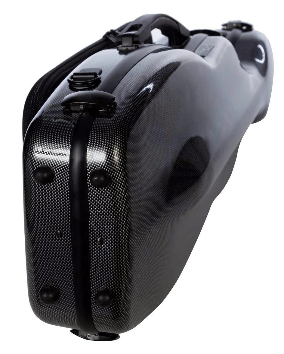 Custodia per violino Fiberglass Steel Effect 4/4 point black M-Case