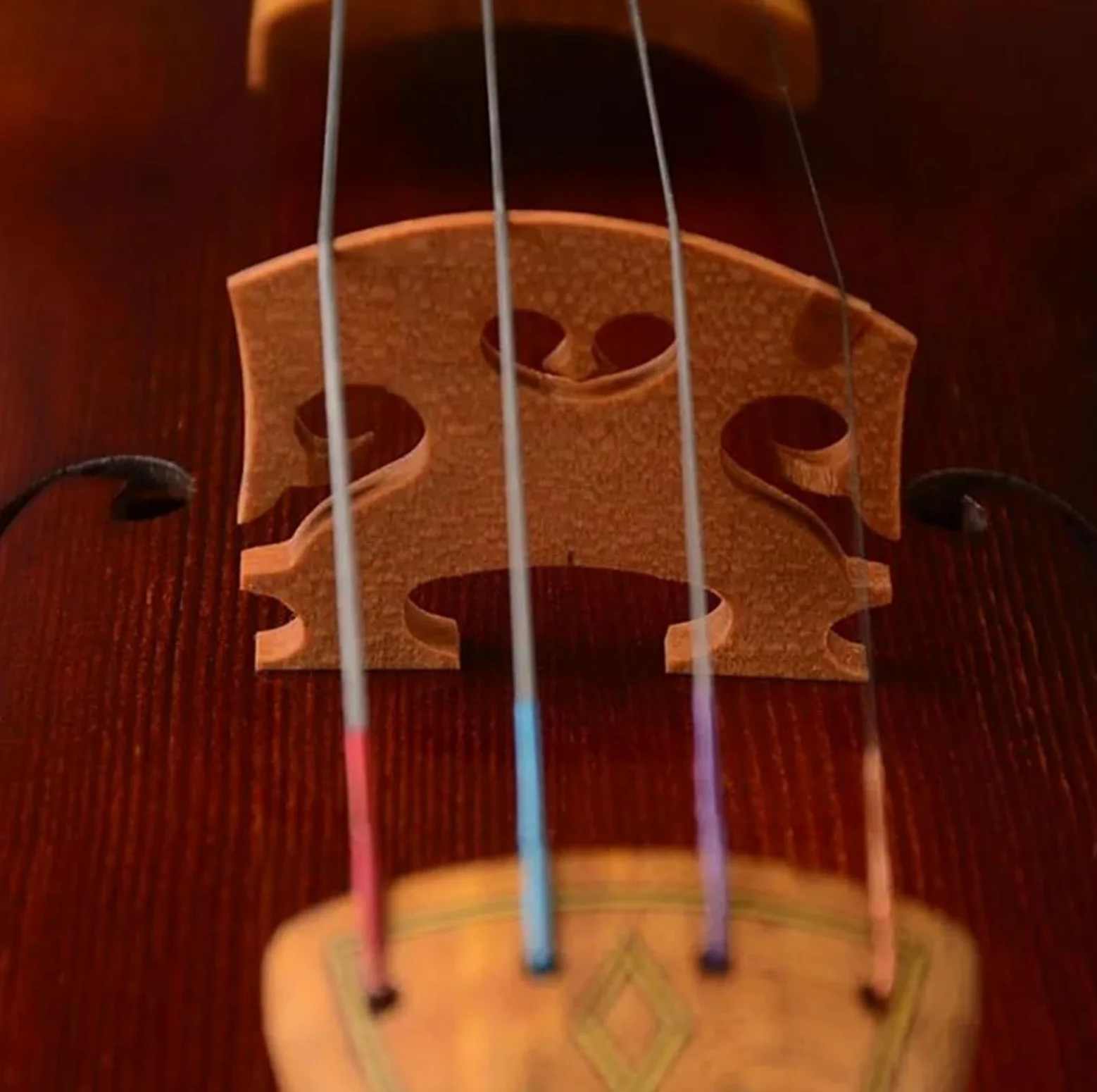 Violino Violini Barocchi 4/4 Fiammati Con Custodia E Archetto Per Principianti Verniciati A Mano