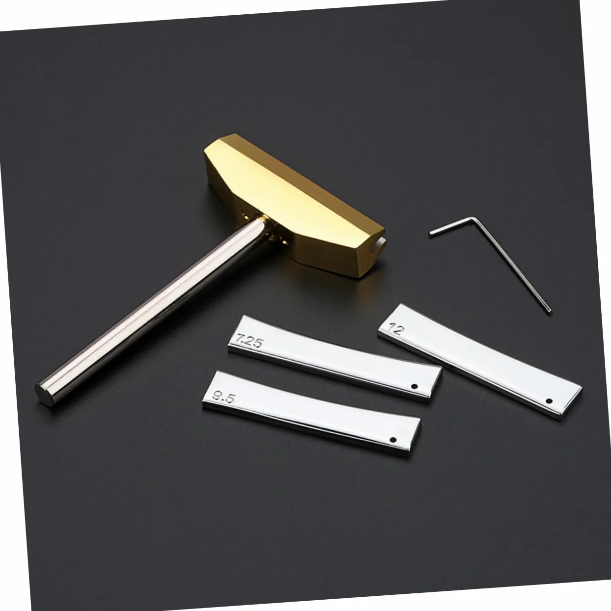 Gatuida Strumenti Per Liutaio Pressa Per Punti Di Contatto Per Chitarra e Basso Kit Di Riparazione Per Tastiera Con Accessori Per Manutenzione Di Strumenti Musicali