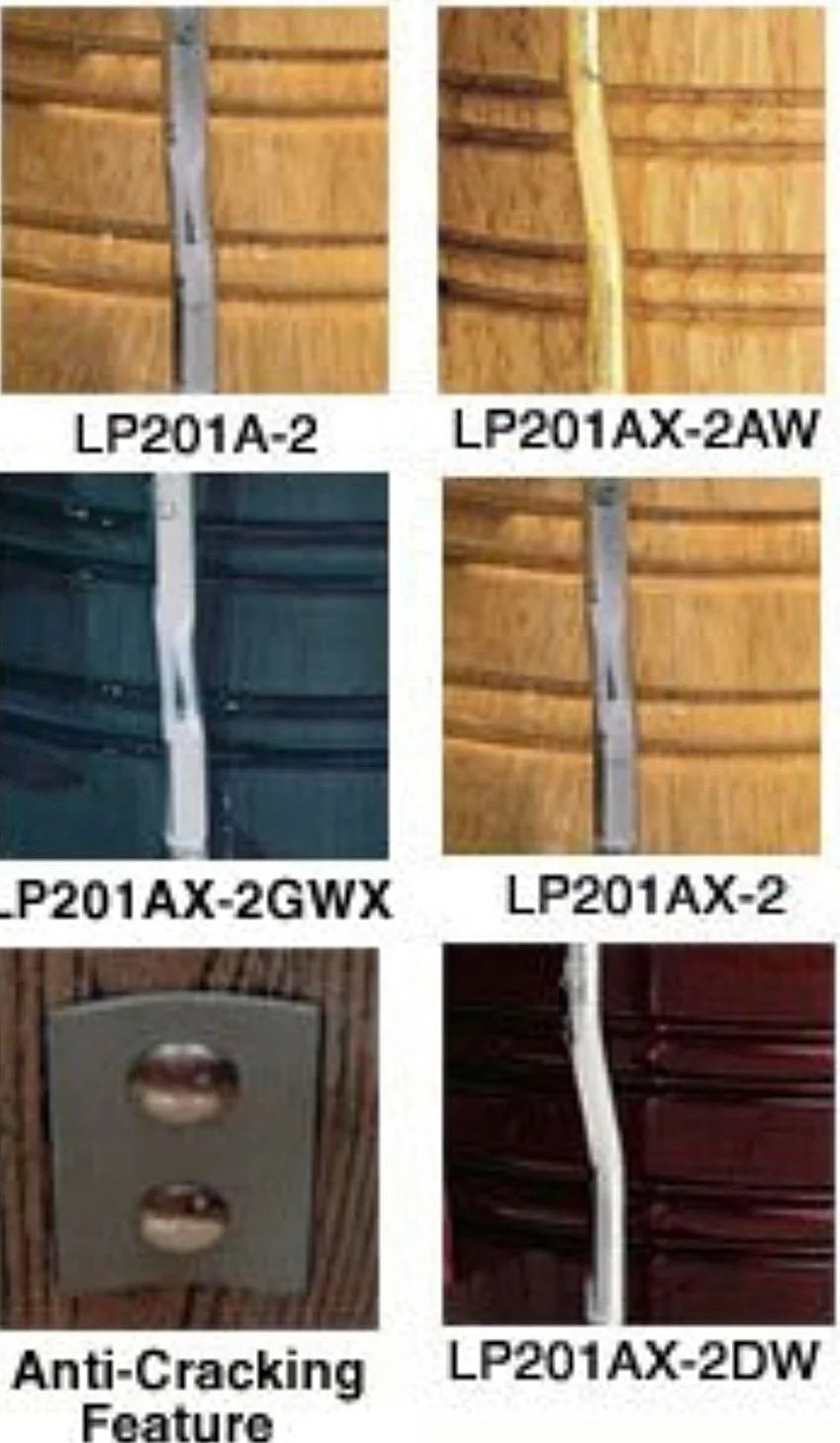 LP Latin Percussion LP813606 Bongo Generazione II, Legno Scuro, Hardware Cromato LP201AX-2DW