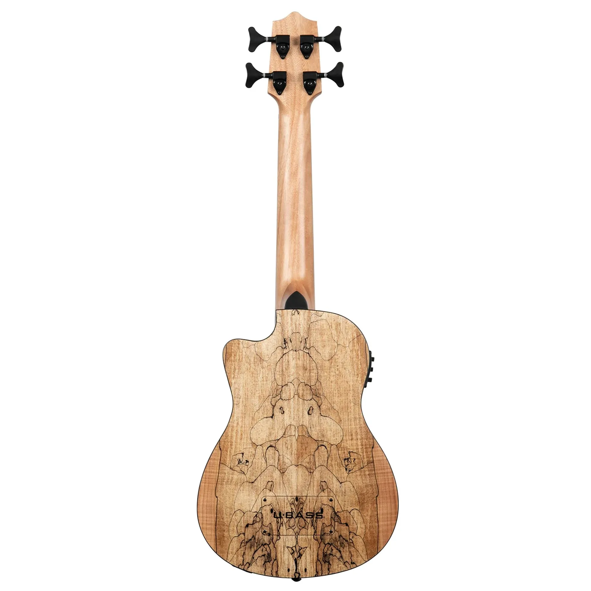 Kala UBASS-SP-MAPL-FS Ukulele Basso Elettrificato Amplificato Spalted Maple