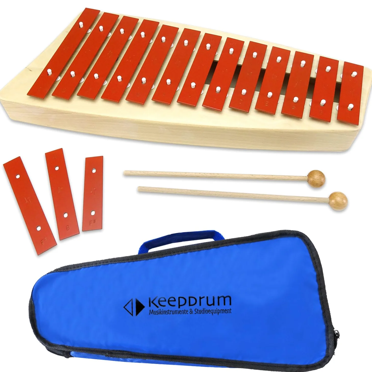 Sonor NG11 - Carillon Alt NG-11 + keepdrum MB-02, colore: Blu