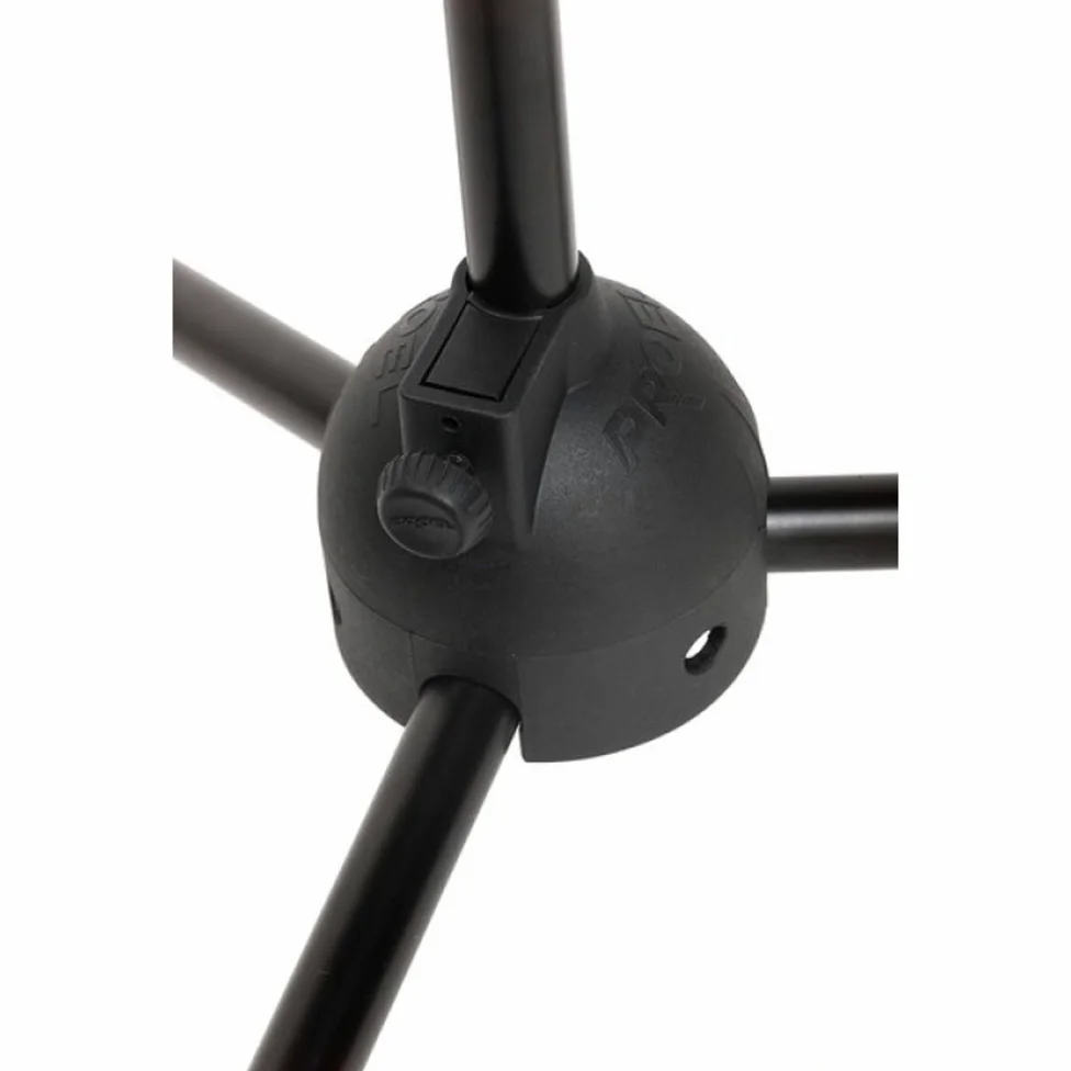 Proel RSM180 - Asta microfonica a giraffa in Nero Opaco + Proel APM30 - Pinza reggi microfono per contenere microfoni del diametro centrale, compreso tra 20-32 mm, Nero. Kit da 4 unità.