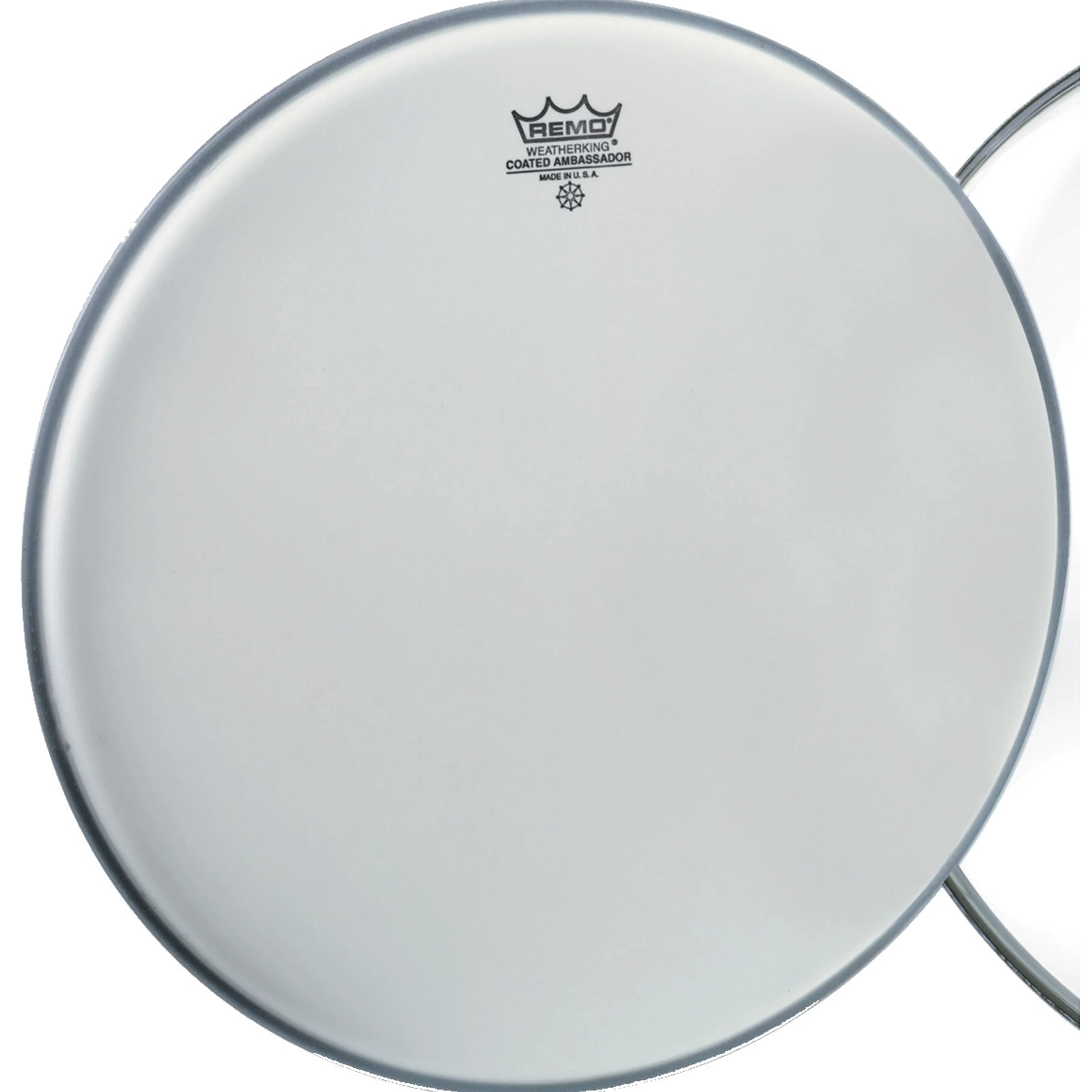 Remo Pelle per Batteria Ambassador Bianco Ruvido per Grancassa - 22" - BR-1122-00