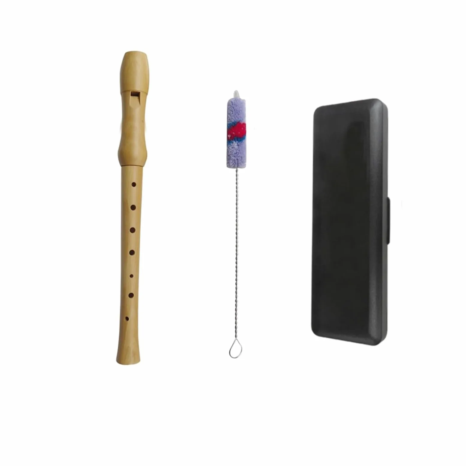 Flauto Dolce Professionale In Legno In Chiave Di DO Flauto Dolce Tedesco Con Custodia Rigida principianti flauto dolce soprano