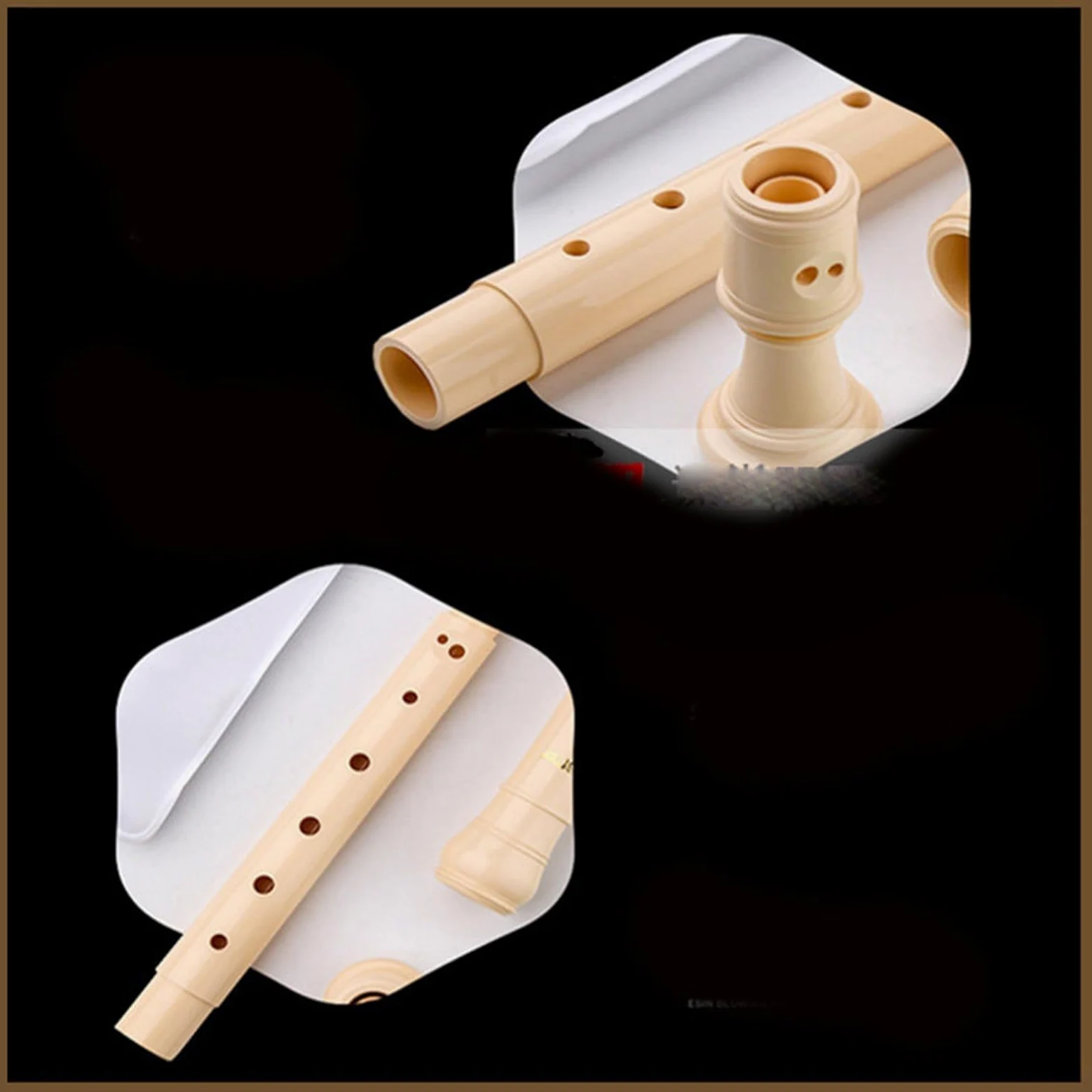 Flauto Dolce Professionale Flauto Dolce Soprano (diteggiatura Barocca Inglese) Design A 8 Fori Materiale ABS