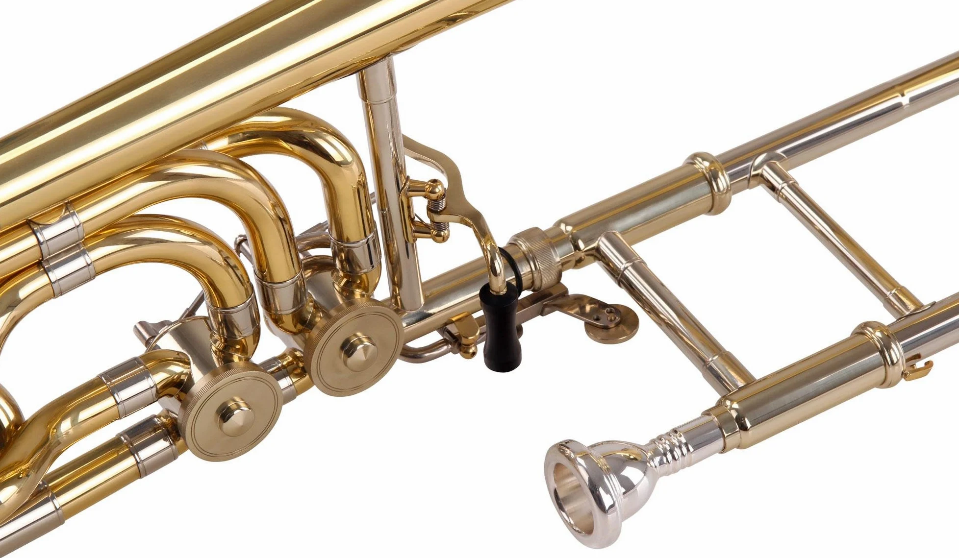 Classic Cantabile BP-60 Trombone Basso (2 valvole, valvola di quarta, valvola di quinta, bocchino, custodia/zaino)