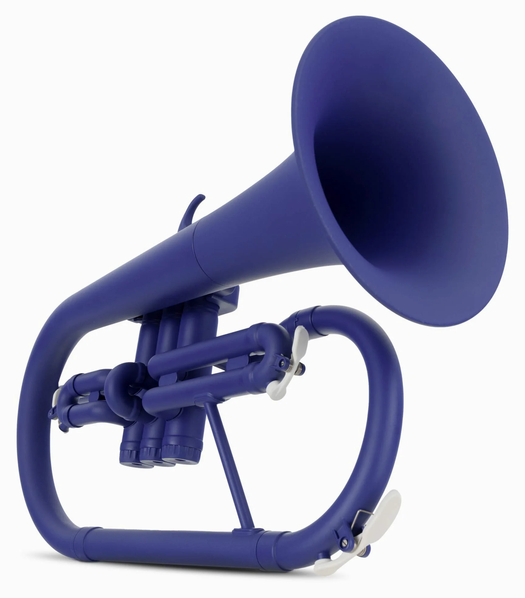 Classic Cantabile MardiBrass Flicorno in plastica ABS - Valvole Perinet - 600g leggero - Foratura: 11,5 mm - incl. bocchino e custodia - opaco blu