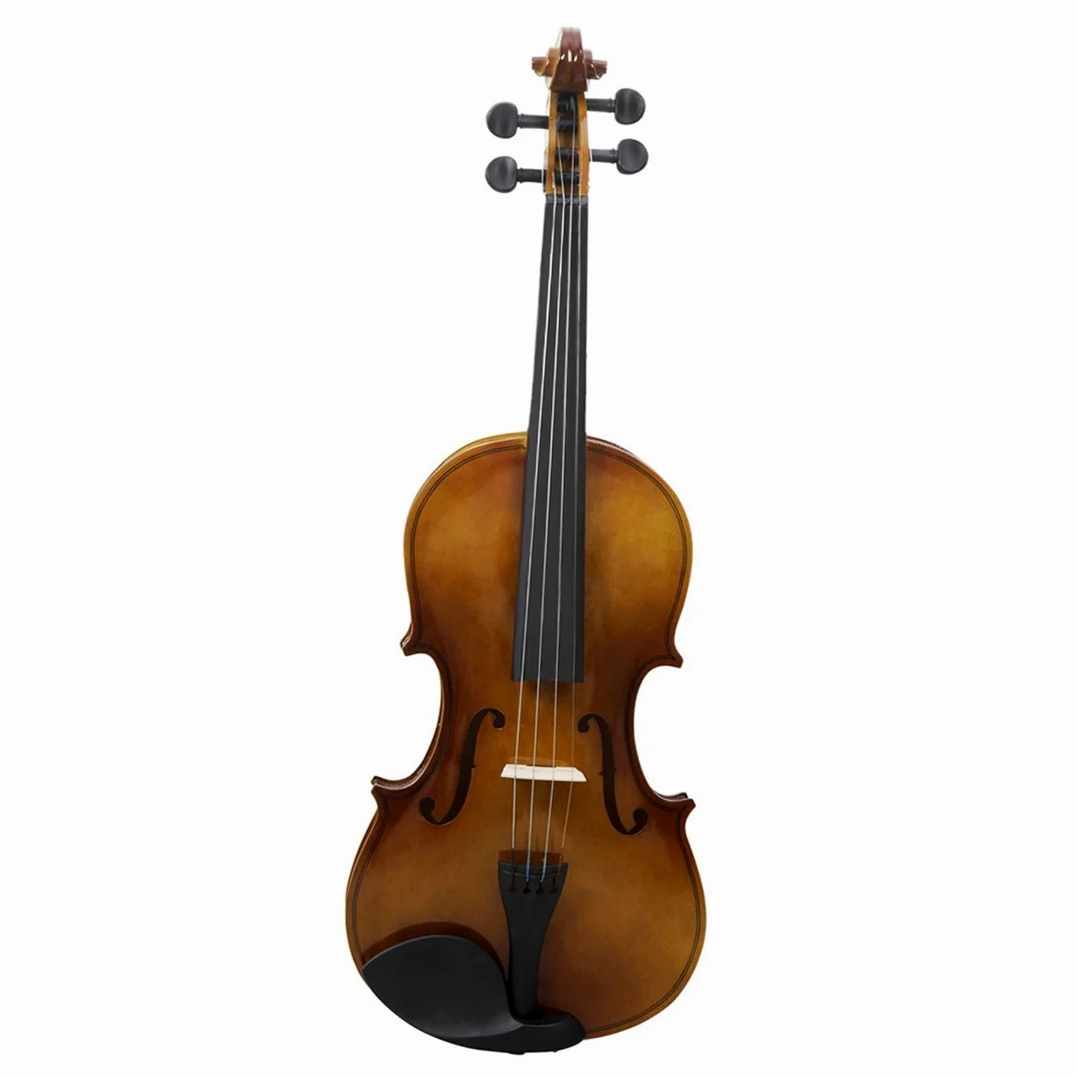 Violino Di Colore Naturale Violino Popolare In Tiglio Violino Per Principianti Con Custodia Per Violino Triangolare(3/4)