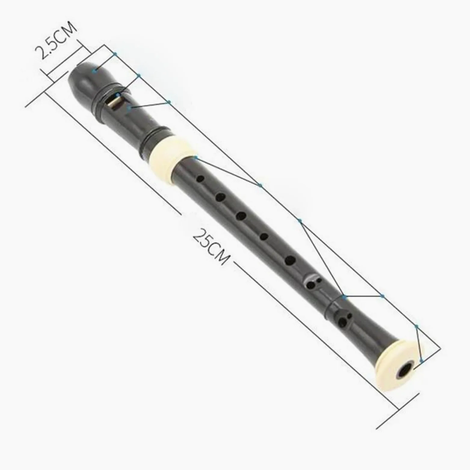 Flauto Dolce Flauto Dolce Sopranino Britannico A 8 Fori In Chiave FA | Il suono del registratore è uniforme e morbido,con una ricca risonanza e sensazione confortevole.