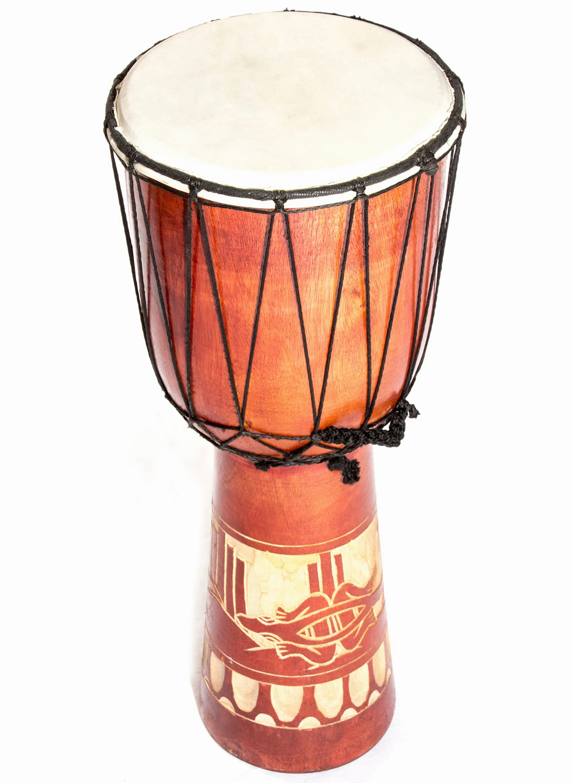 60cm Djembe Drum Bongo Tamburo di legno Darbuka Buon suono Gecko
