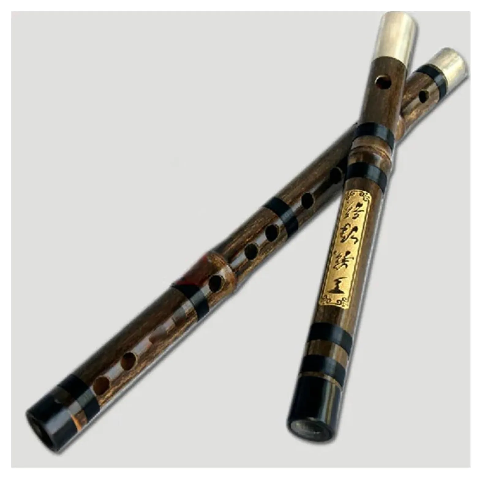 Flauto Bambù Flauto di bambù Flauto da concerto a due sezioni Strumenti musicali Flauto traverso di bambù Flauto professionale(E Key)
