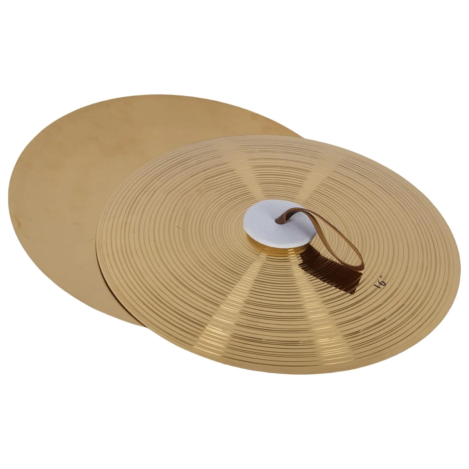 SEAFRONT Piatto da Mano da 16 Pollici, Strumento a Percussione in Lega, Suono Resistente Agli Urti per Performance di Banda, Adatto a Musicisti e Studenti