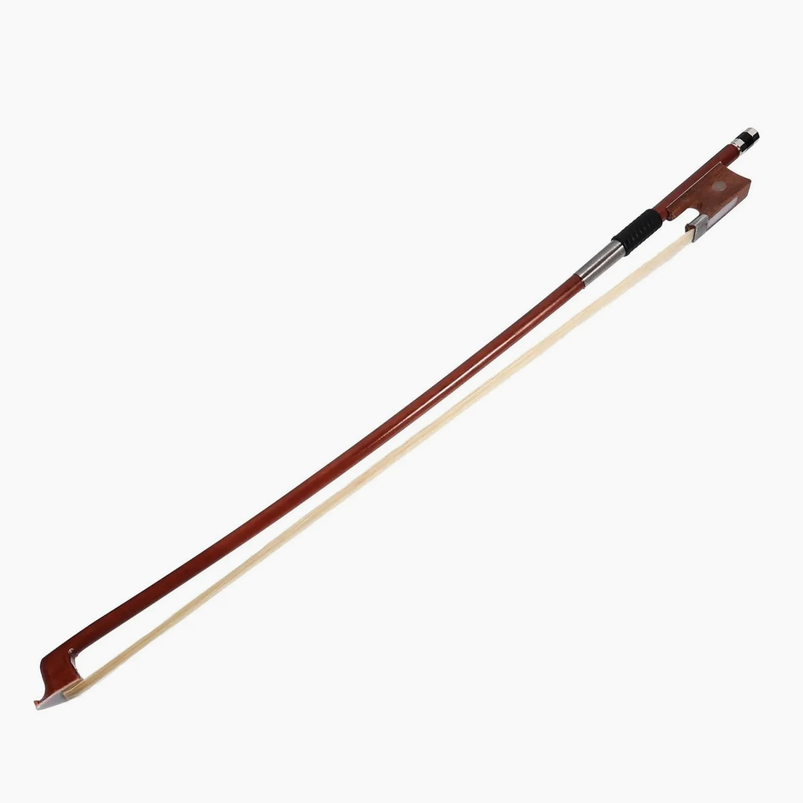 Arco for violino acustico di dimensioni 1/10, capelli di ricambio colorati a coda di cavallo for archi di strumenti musicali violini