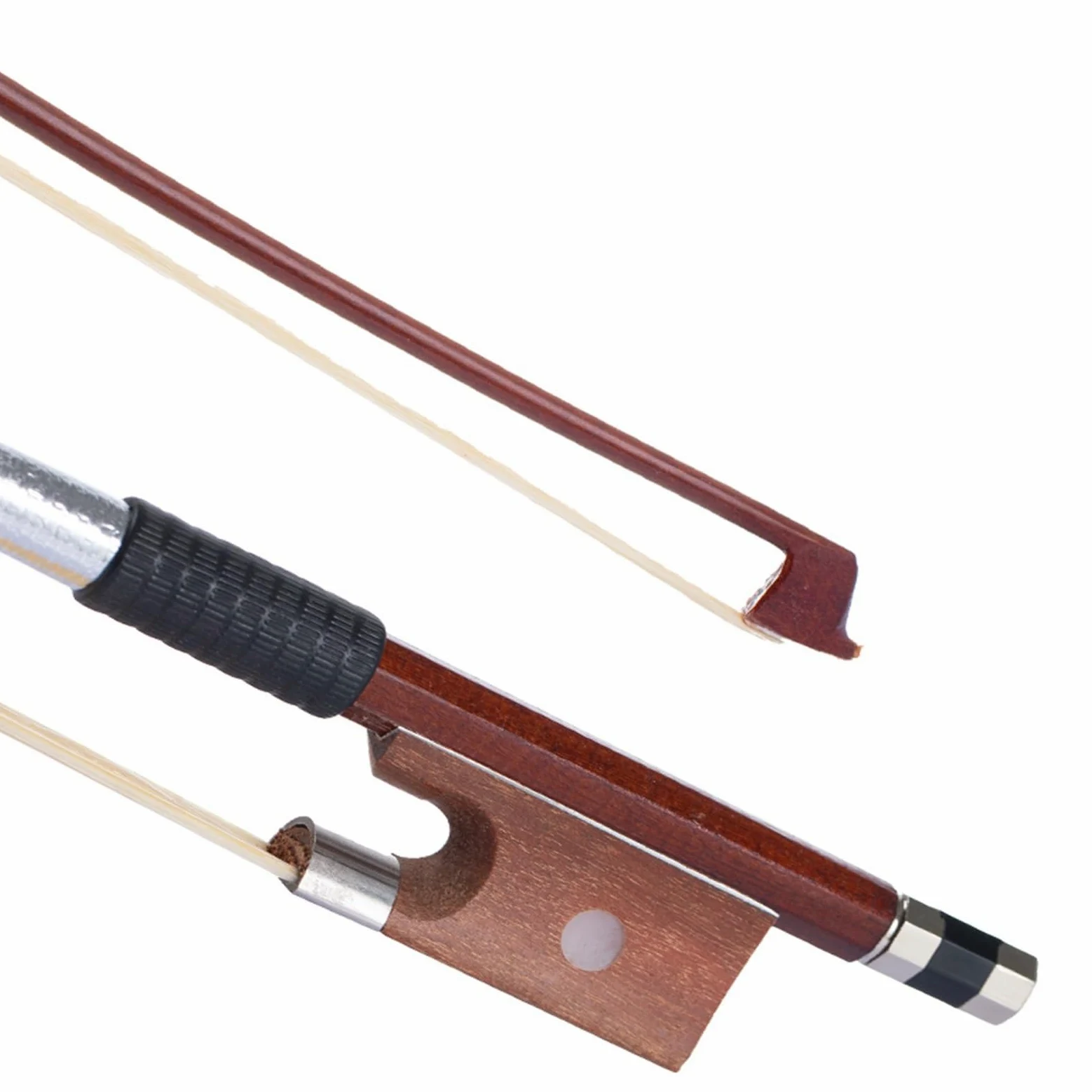 Arco per violino da esibizione Accessori per strumenti musicali in coda di cavallo di qualità professionale per archetto per violino(3/4)