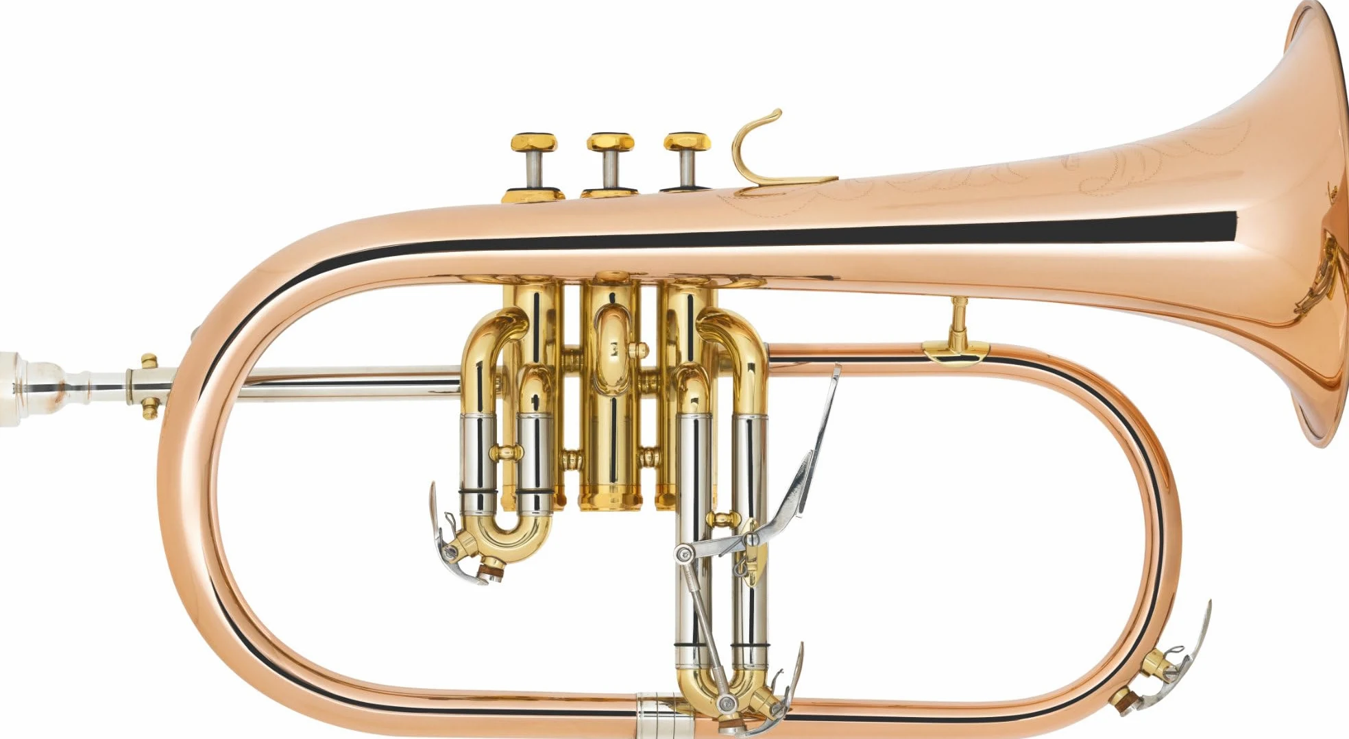 FH-60G Flicorno - in bronzo fosforoso - intonazione: Sib - diametro campana: 152 mm - incl. custodia leggera, bocchino Klier e accessori per la manutenzione - lucidato