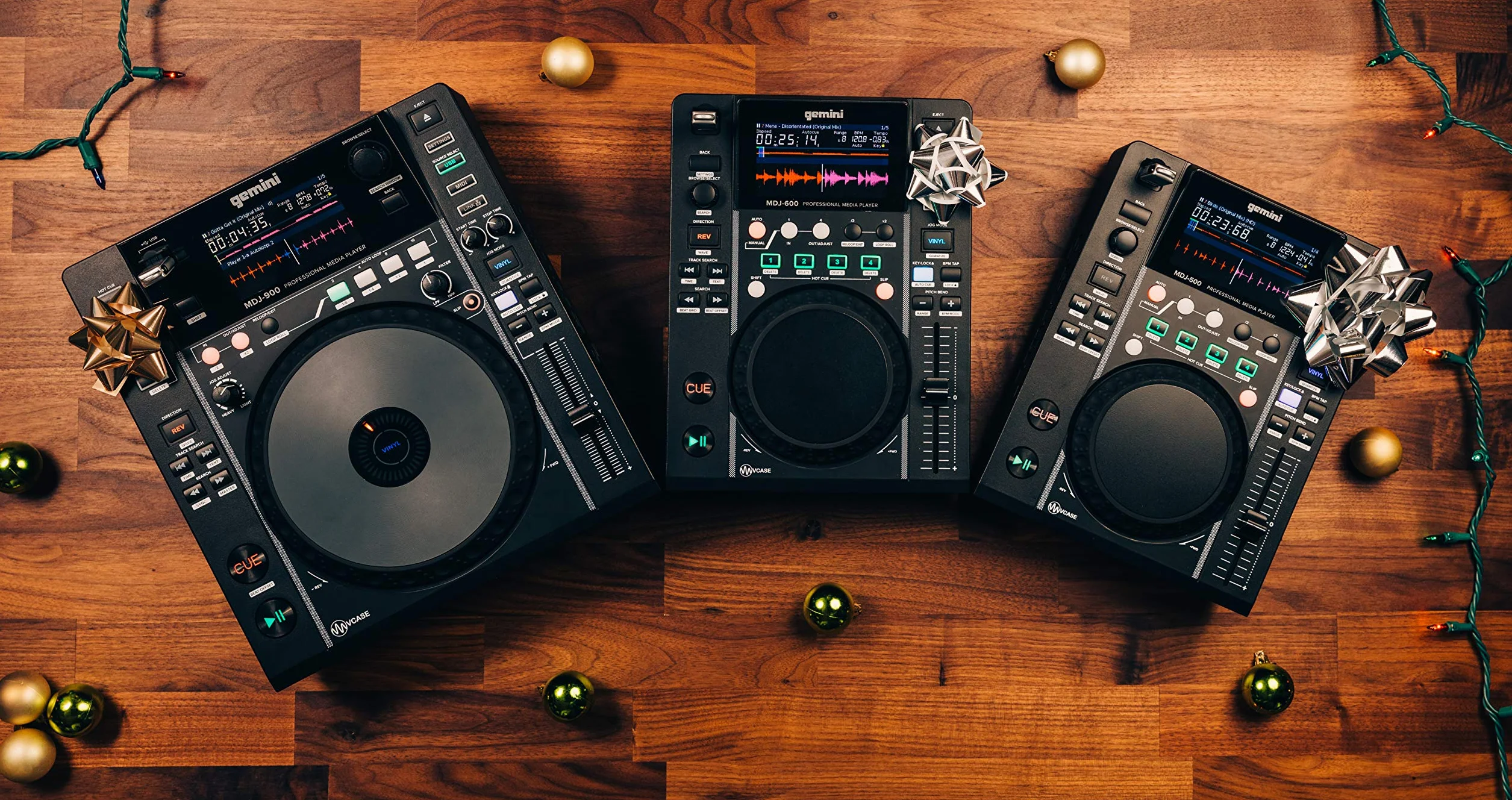 Gemini Sound MDJ-900 - Player Multimediale USB Professionale con Ampio Schermo da 8 "E Ruota Jog Touch-Sensitive