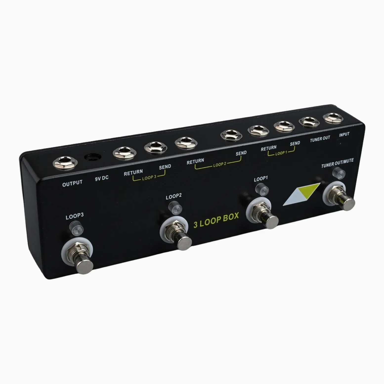 Pedale per chitarra MOSKYaudio 3 Loop Box con True Bypass Loop e posizionamento flessibile dell'ingresso per una configurazione personalizzata del pedale