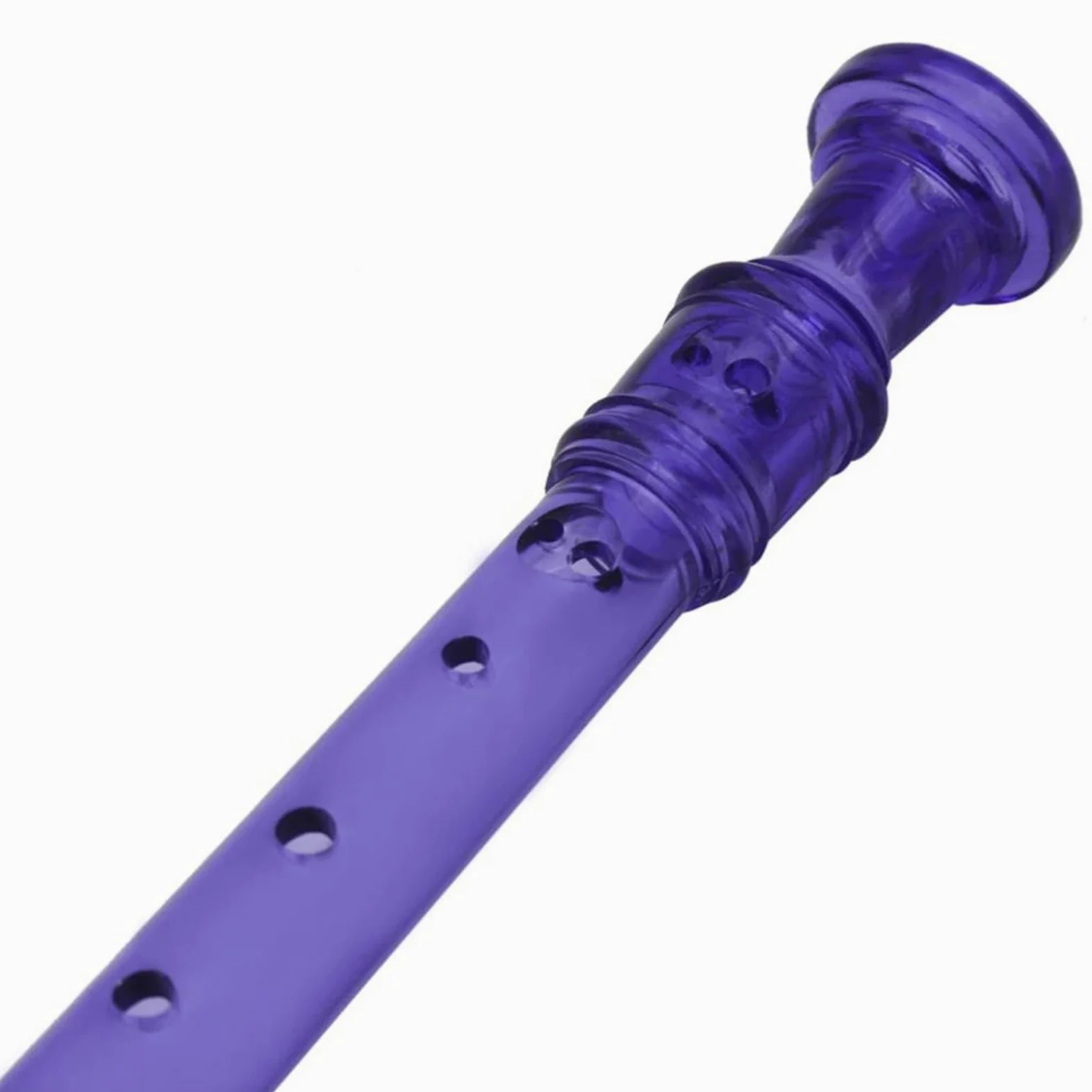 Flauto Dolce Professionale Registratore Acuti Staccabile In ABS (strumento A Fiato)(Blue)