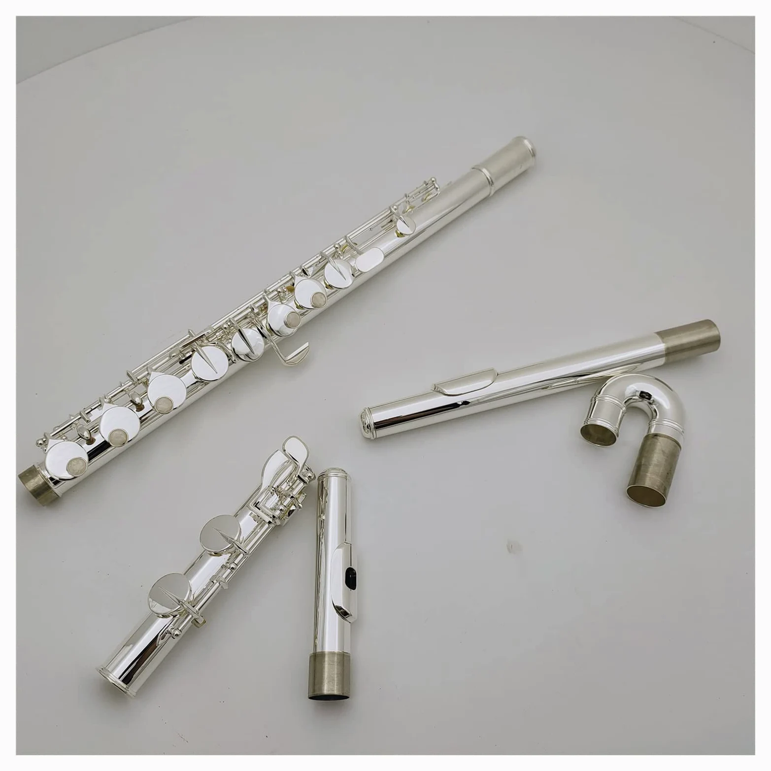 Alto Flute G Tune 16 Tasti Chiusi per Foro Sliver Placcato Strumento Musicale Professionale con Custodia Flauto
