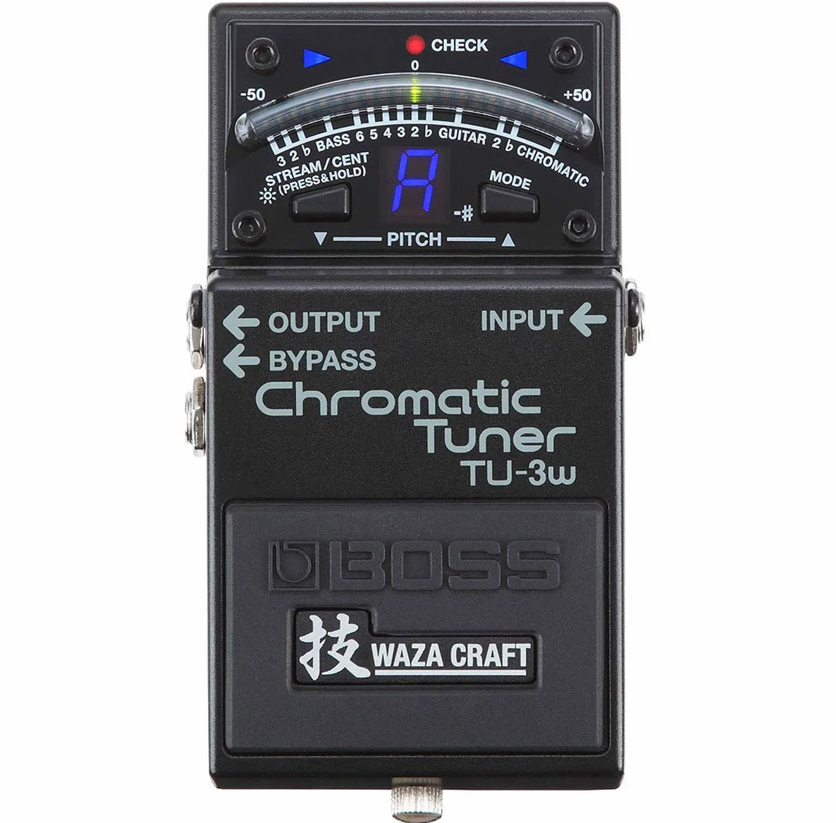 Boss TU-3W Waza - Accordatore cromatico con cavo keepdrum, 3 m