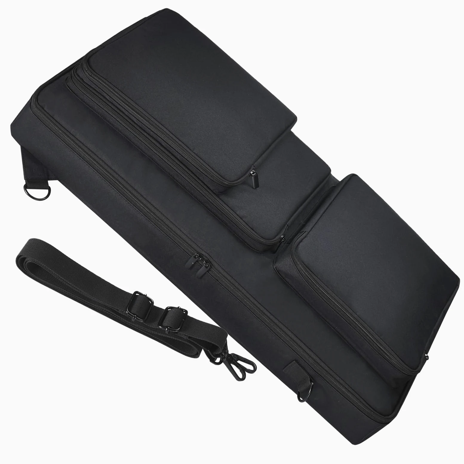 Consolle per DJ Borsa Custodie per Pioneer DJ DDJ-FLX6/DDJ SX SX2 SX3,Custodia da Viaggio Portatile di Ricambio con Tracolla e Trasporto,Borse per Cuffie,Tablet,Cavo,Caricabatterie (Nero)