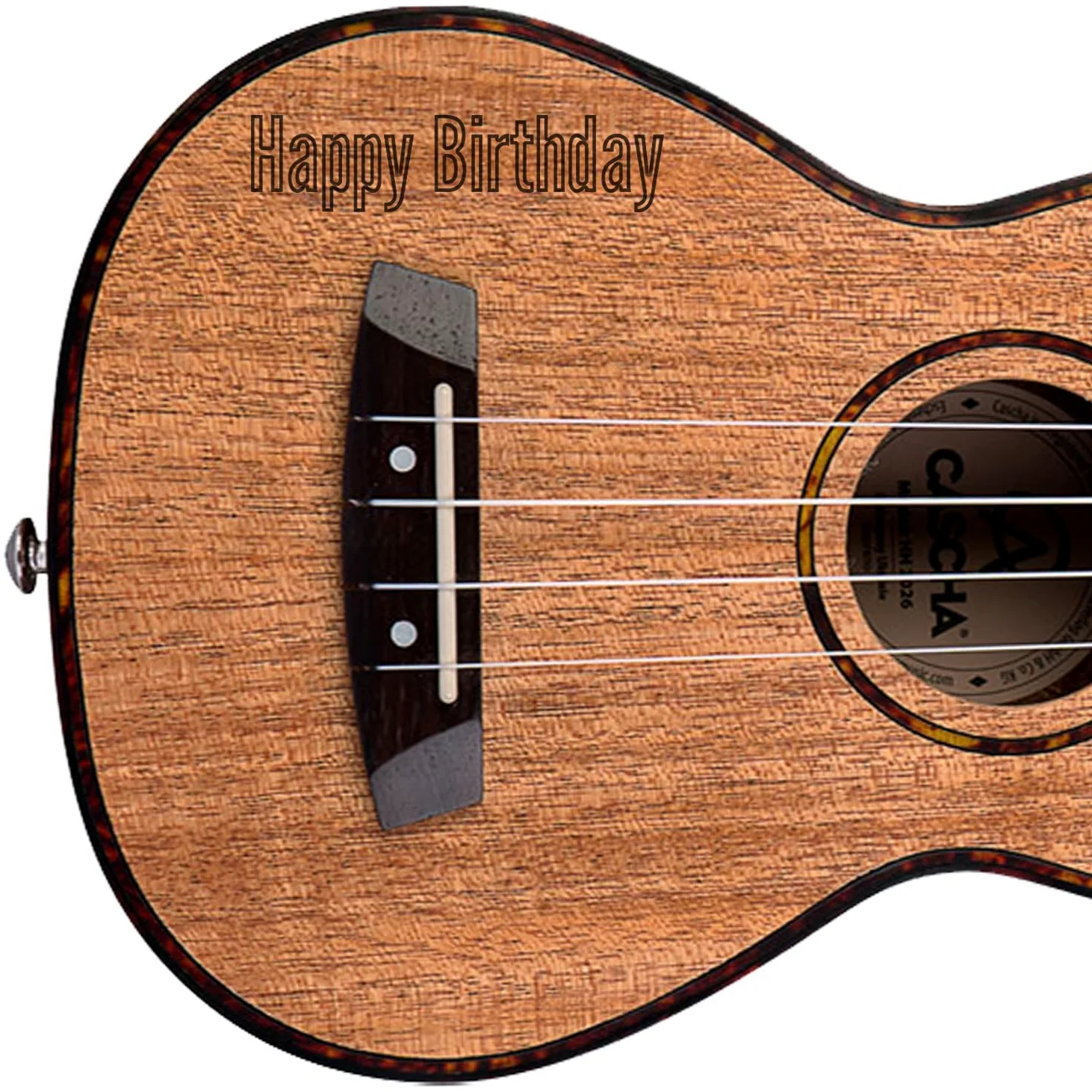 Cascha HH-2036 - Ukulele da concerto con incisione personalizzata